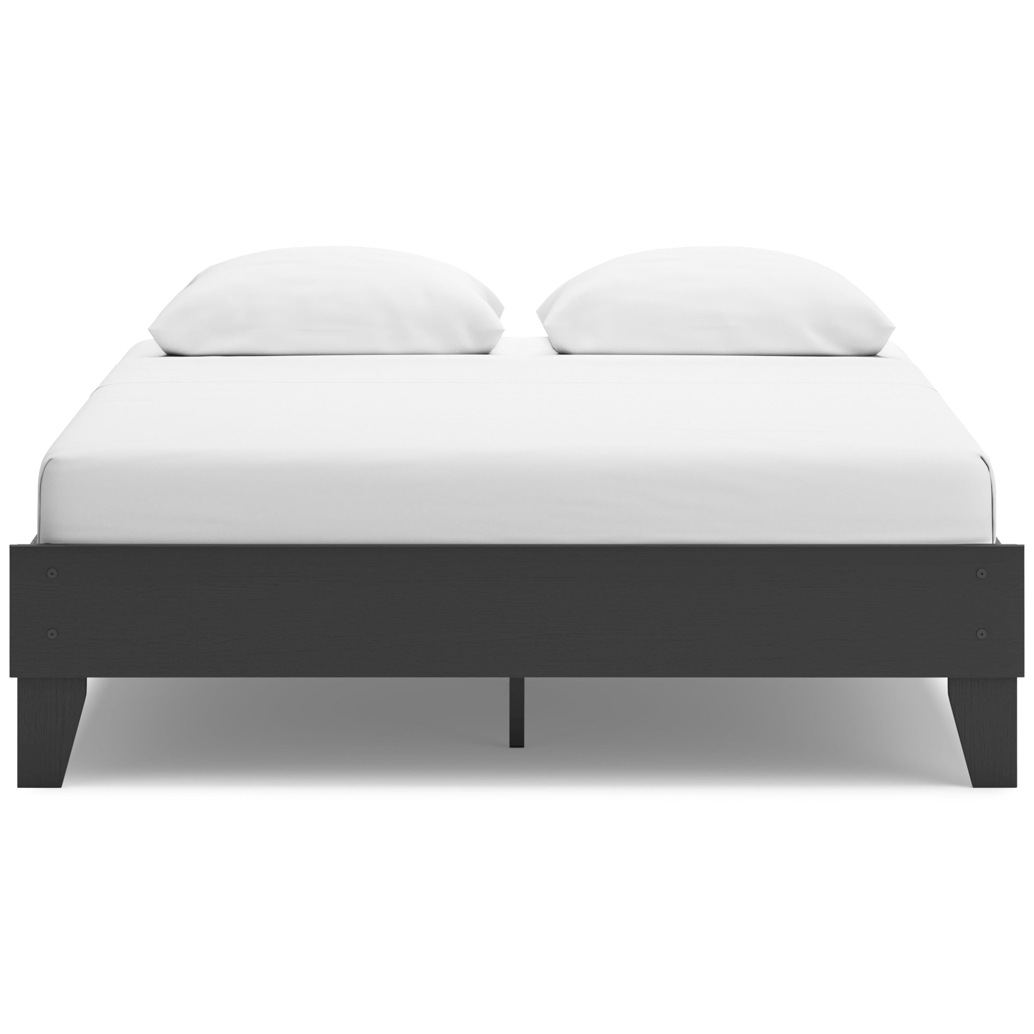  Size_Queen --  Socalle EB1865-113 Queen Platform Bed IMAGE 2