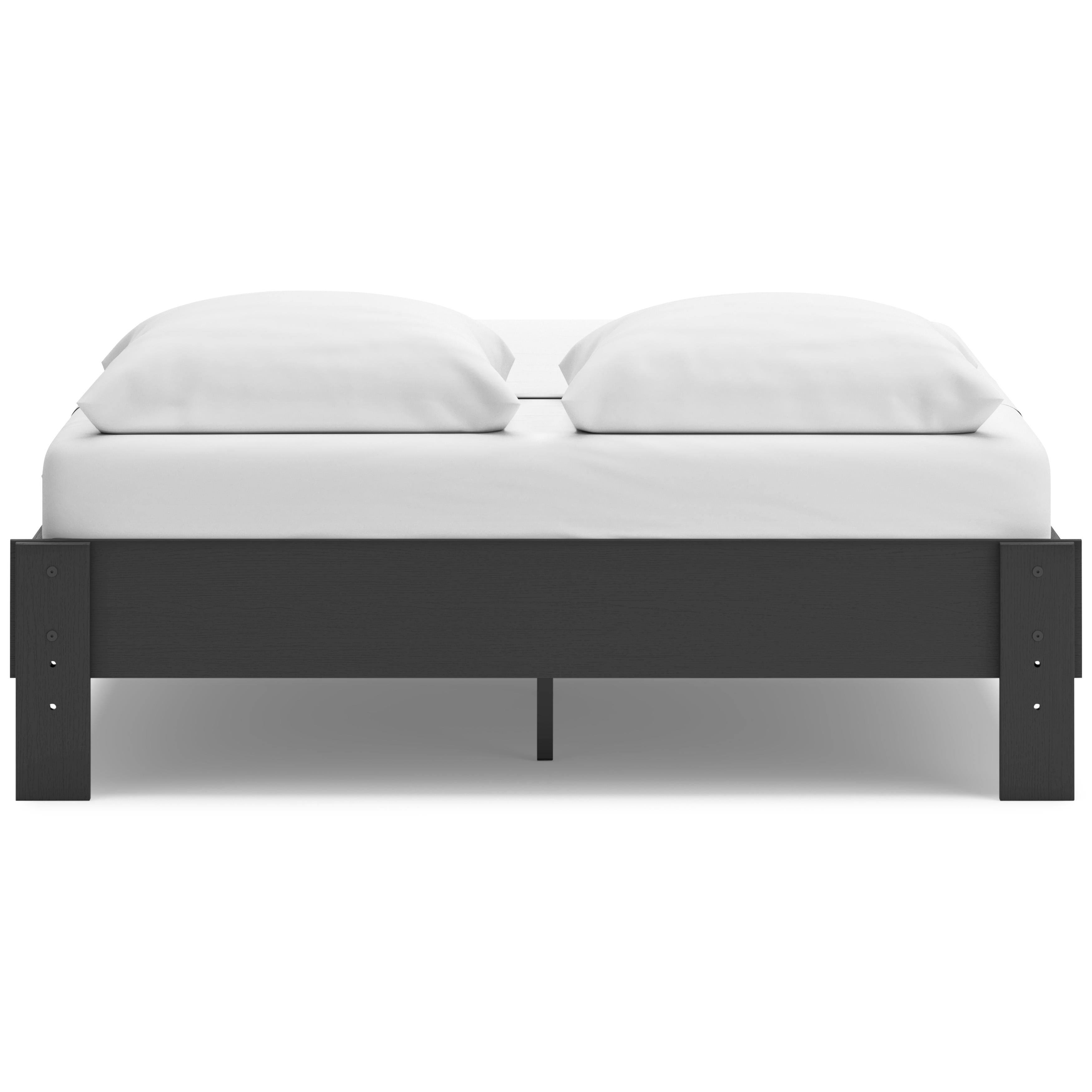  Size_Queen --  Socalle EB1865-113 Queen Platform Bed IMAGE 4