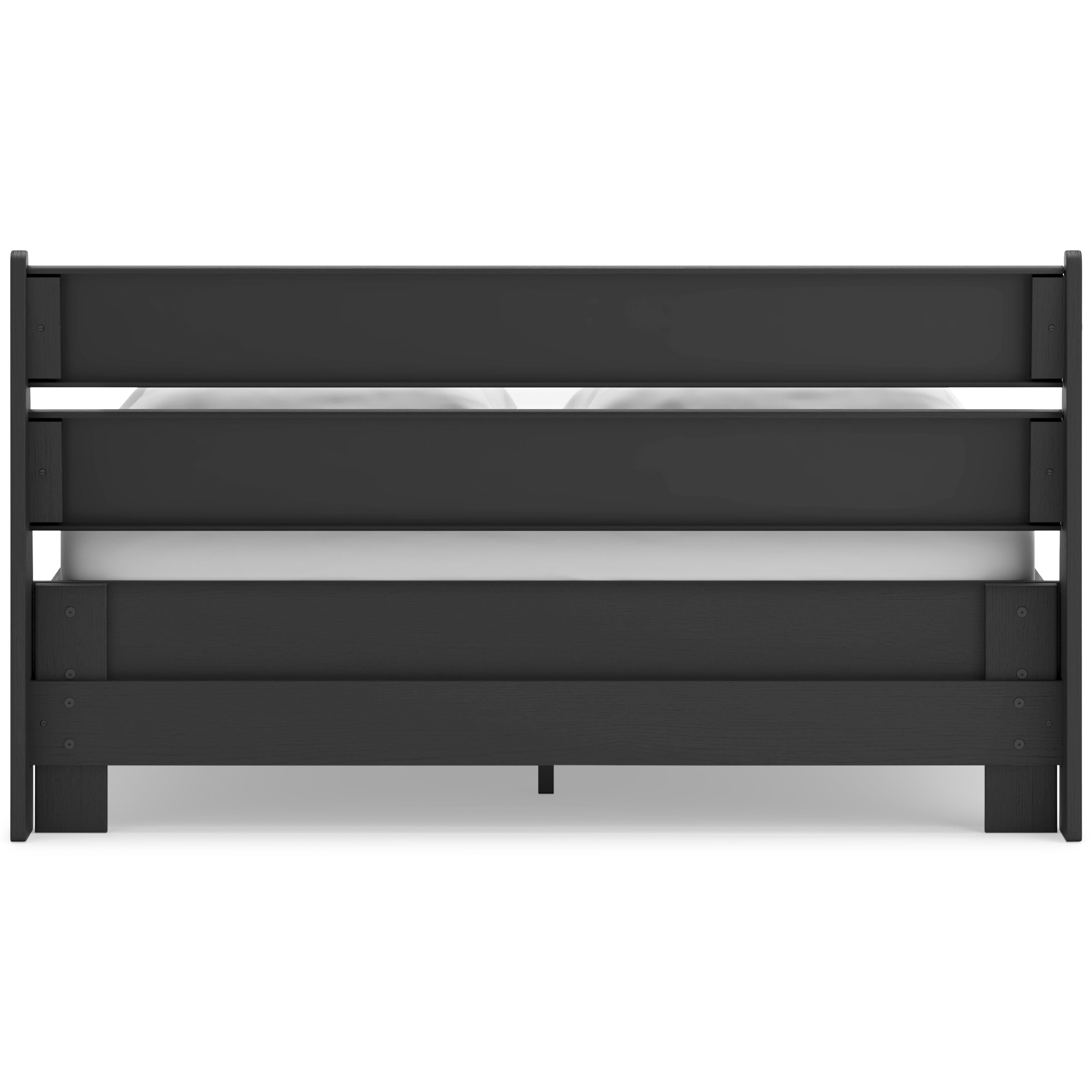  Size_Queen --  Socalle EB1865B3 Queen Panel Platform Bed IMAGE 3