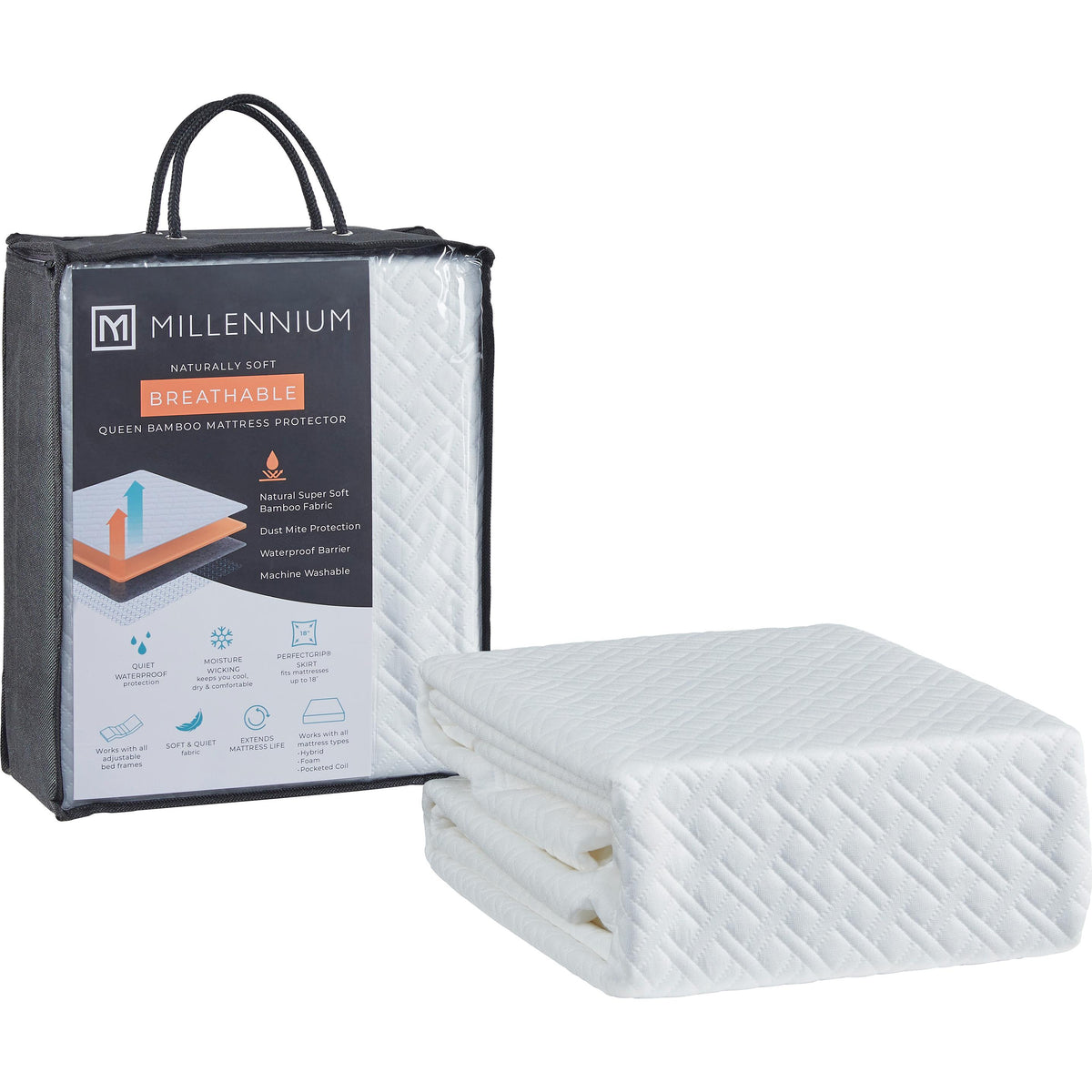  Ashley Sleep Basic Protector M30805 California King Mattress Protector IMAGE 1