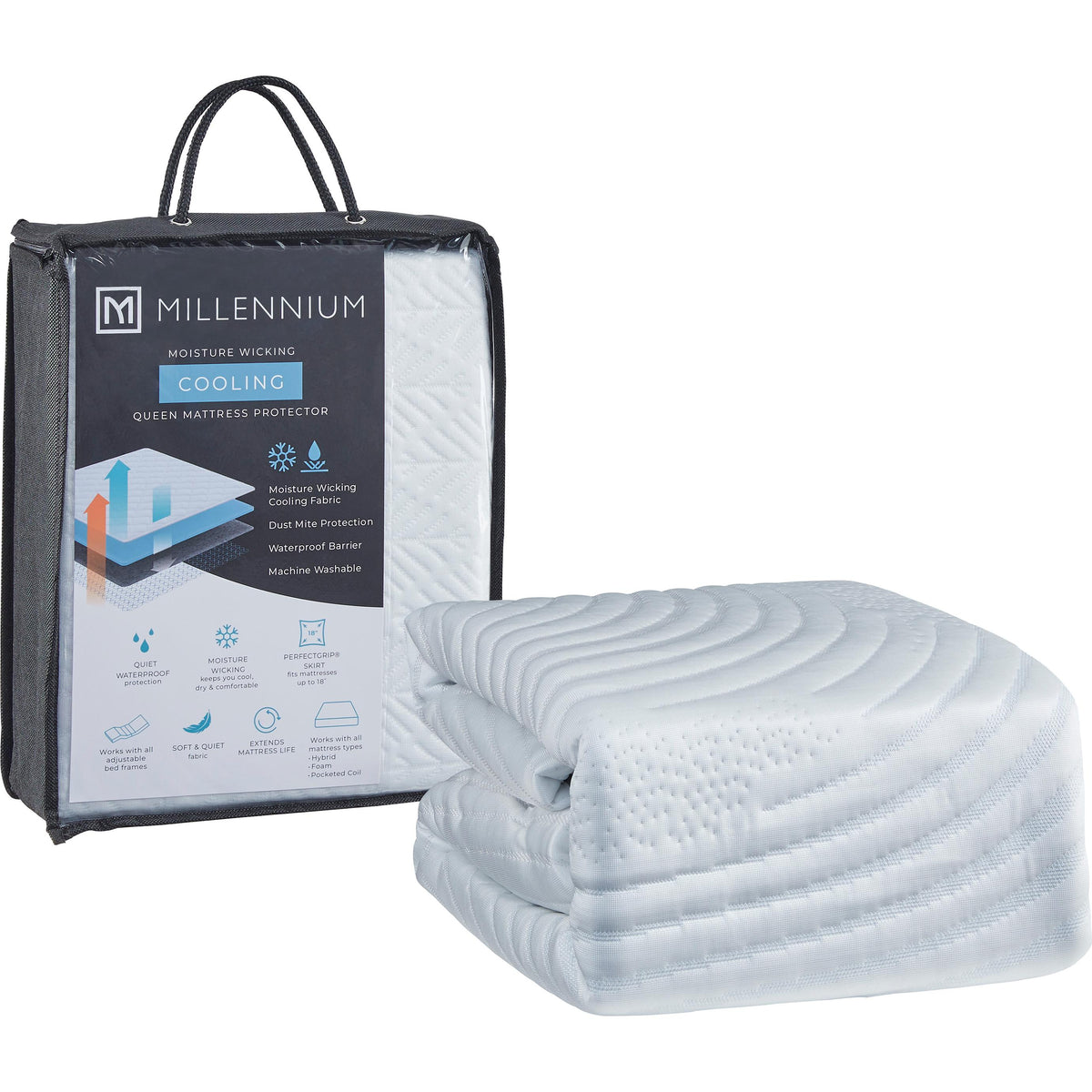  Ashley Sleep Extra Cooling Protector M31005 California King Mattress Protector IMAGE 1