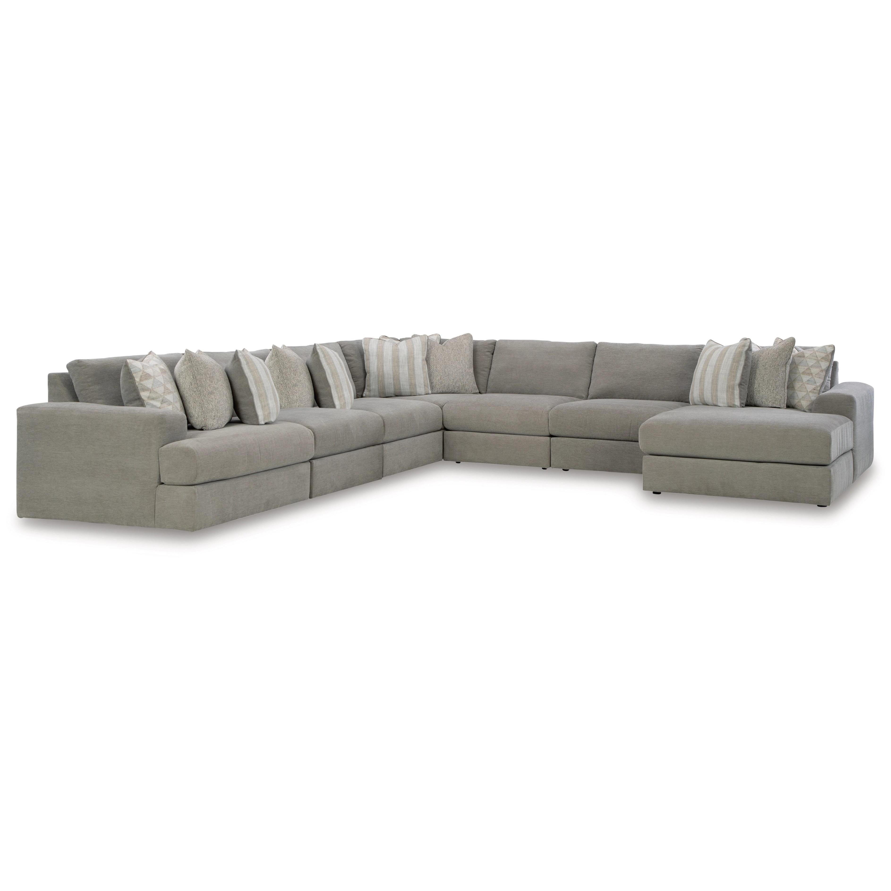  Signature Design by Ashley Avaliyah 58103S10 7 pc Sectional with Chaise IMAGE 1