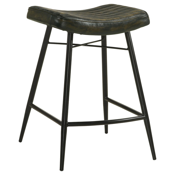 Coaster Furniture Bayu 109258 Leather Upholstered Counter Stool - Espresso