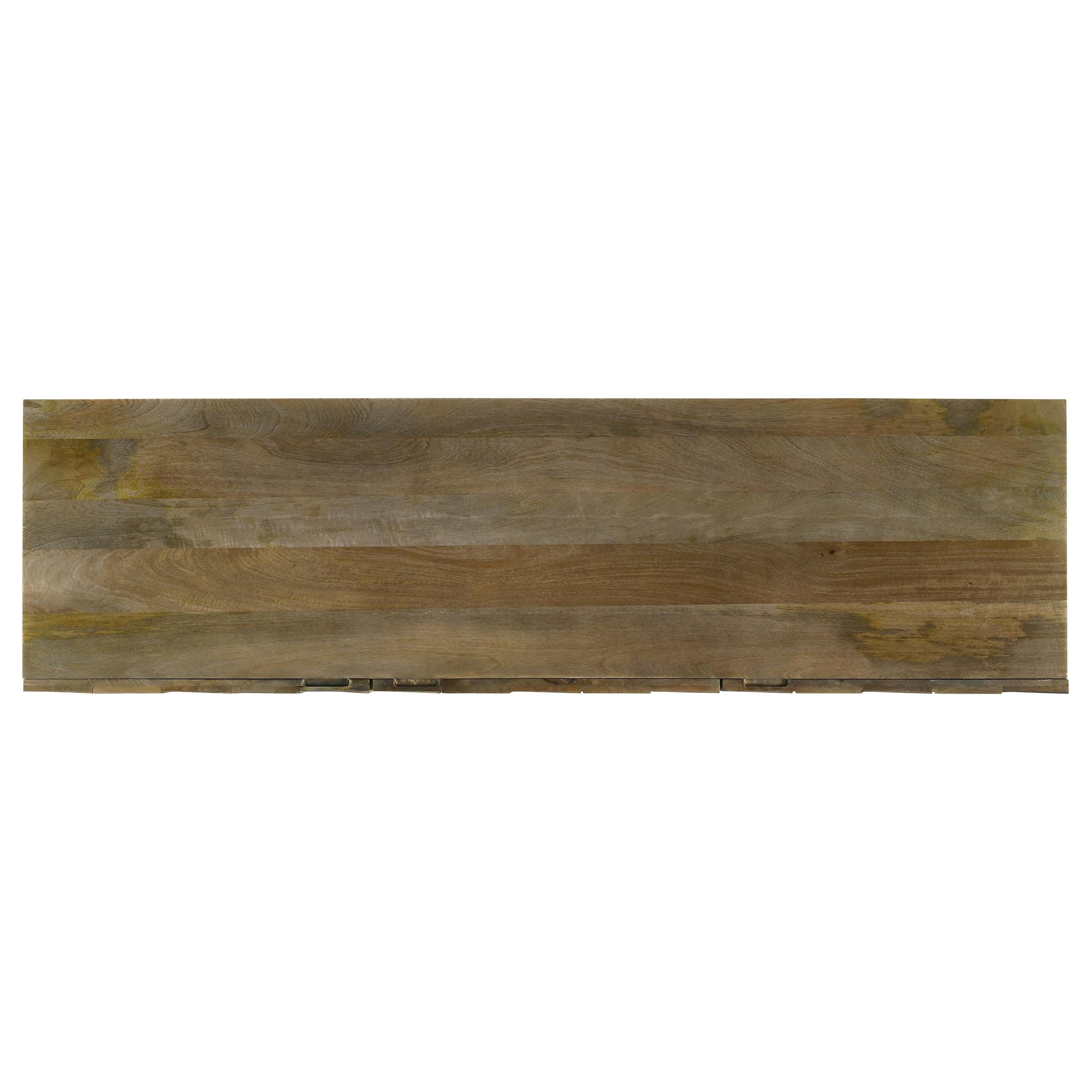 Coaster Furniture Tyler 130515 3-door Solid Wood Sideboard Buffet Cabinet - Mango Brown IMAGE 11