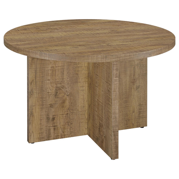 Coaster Furniture Jamestown 183021 Round 47-inch Composite Wood Dining Table - Mango