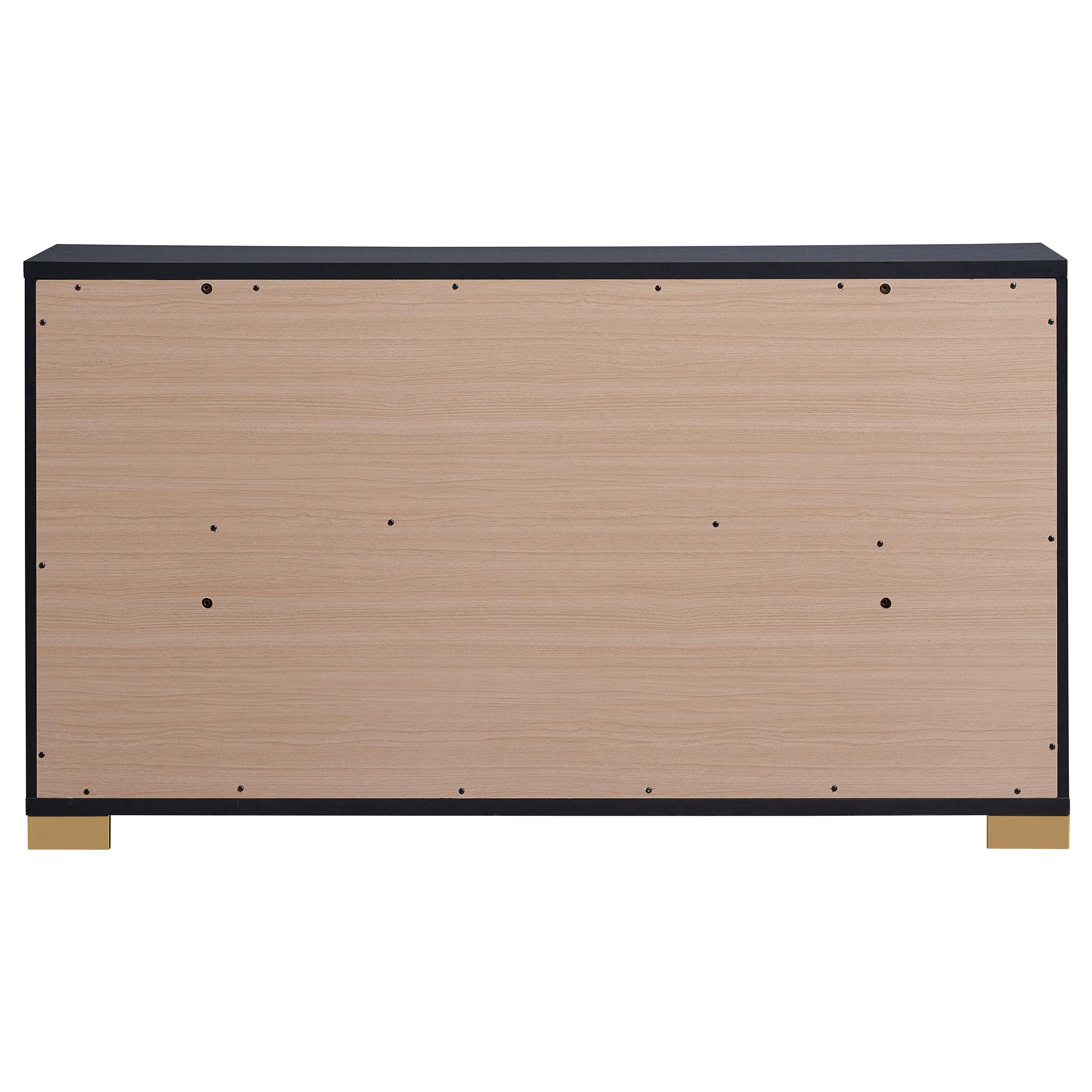  Coaster Furniture Marceline 222833 6-Drawer Dresser - Black IMAGE 7