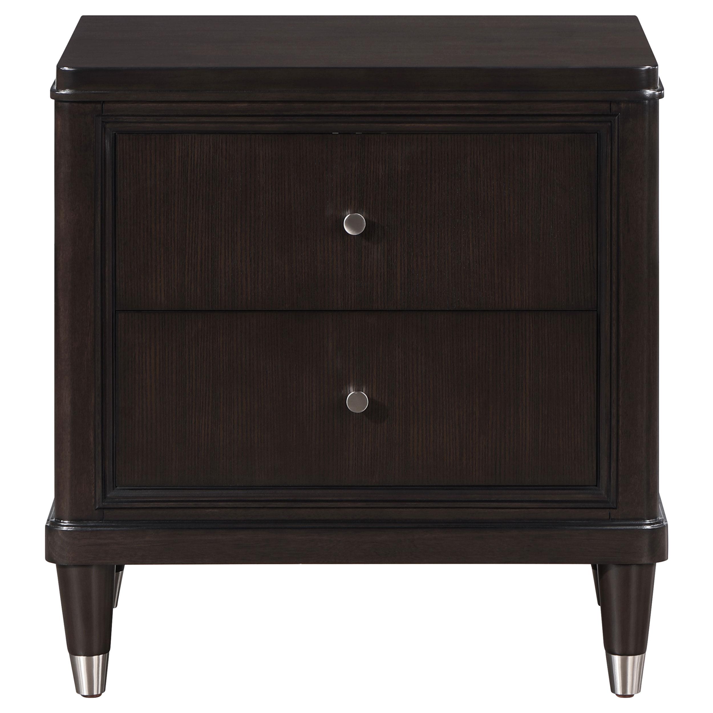  Coaster Furniture Emberlyn 223062 2-Drawer Nightstand - Brown IMAGE 3