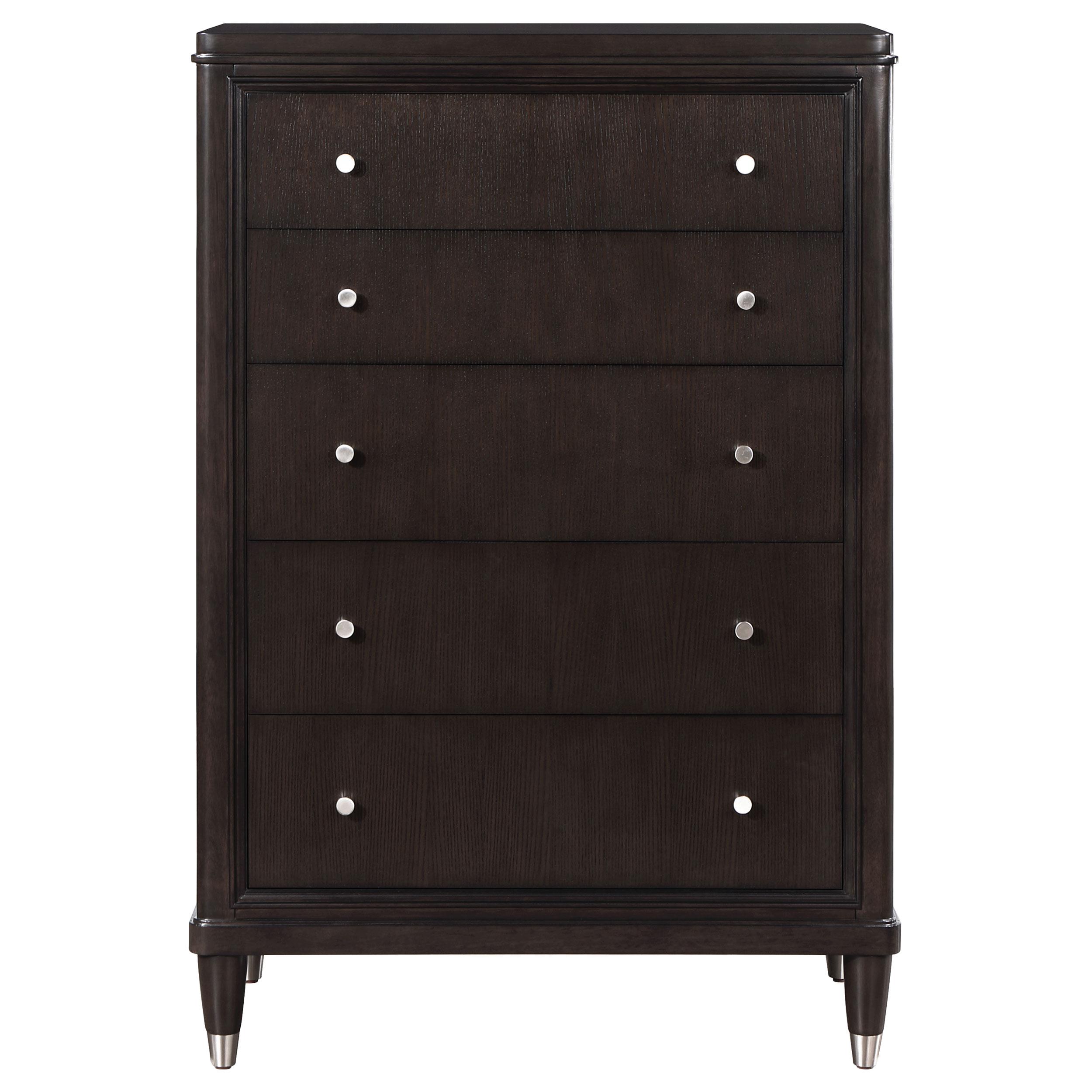  Coaster Furniture Emberlyn 223065 5-Drawer Bedroom Chest - Brown IMAGE 3