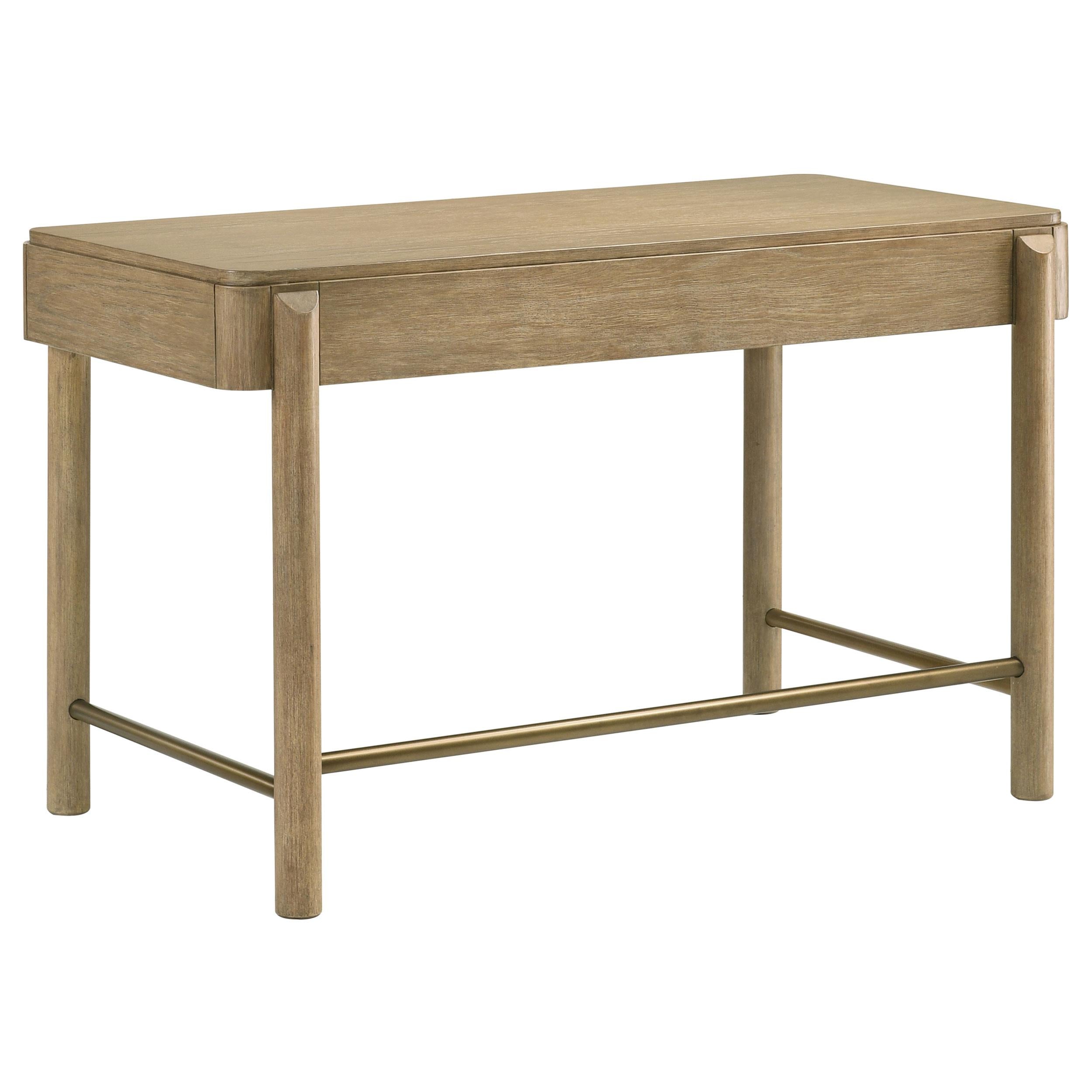  Coaster Furniture Arini 224307 2-Drawer Vanity Desk Makeup Table - Sand Wash IMAGE 5