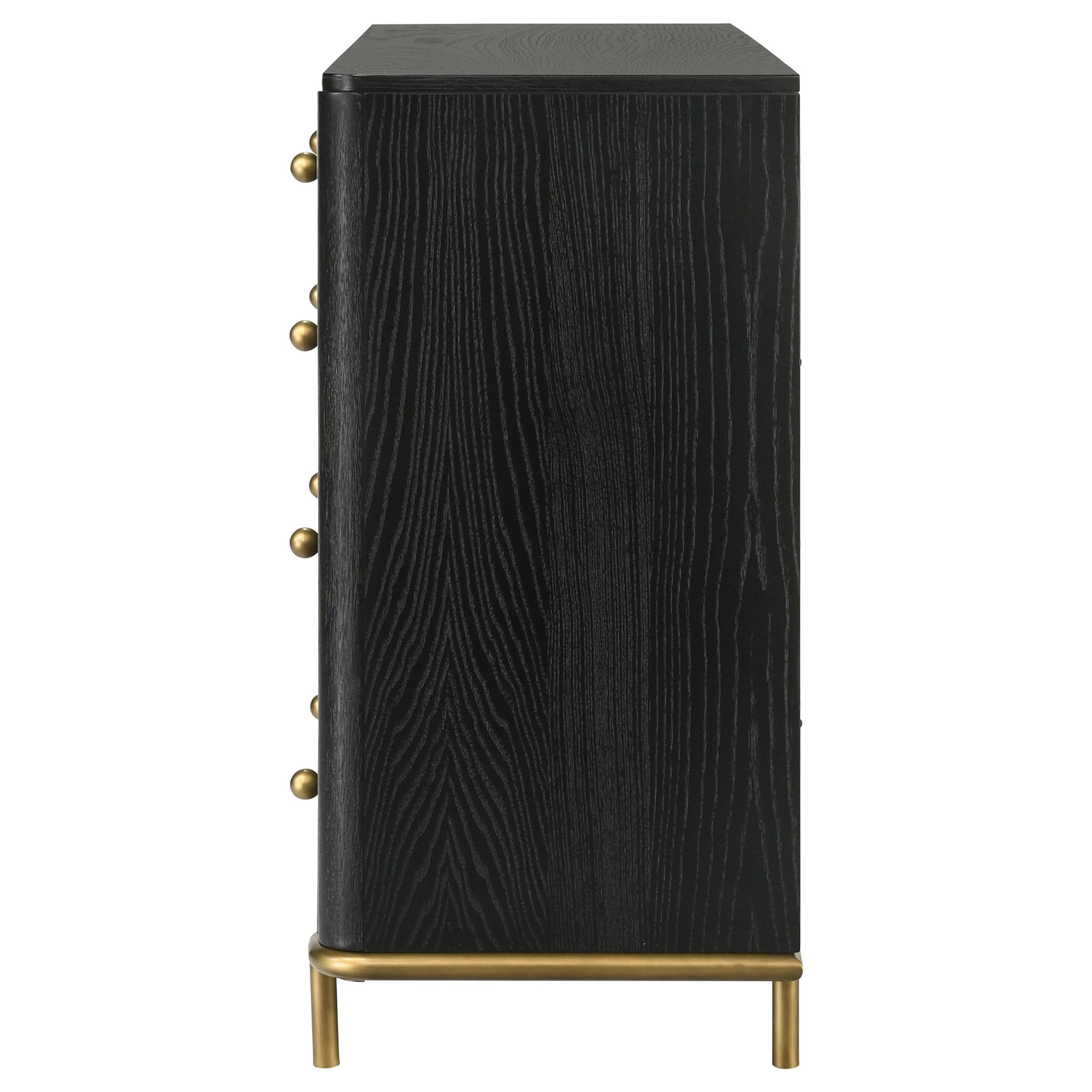  Coaster Furniture Arini 224333 8-Drawer Dresser - Black IMAGE 5