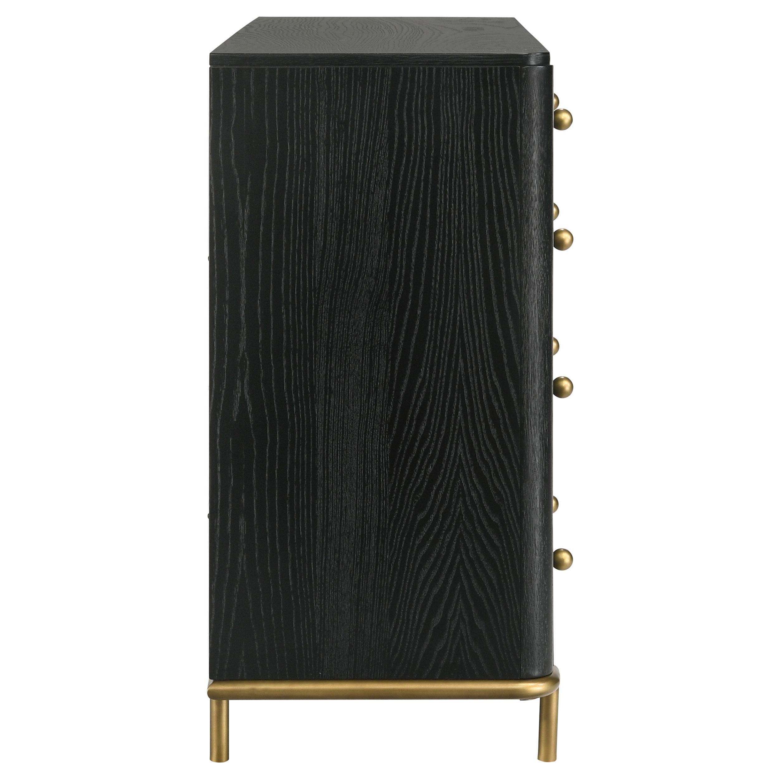  Coaster Furniture Arini 224333 8-Drawer Dresser - Black IMAGE 9