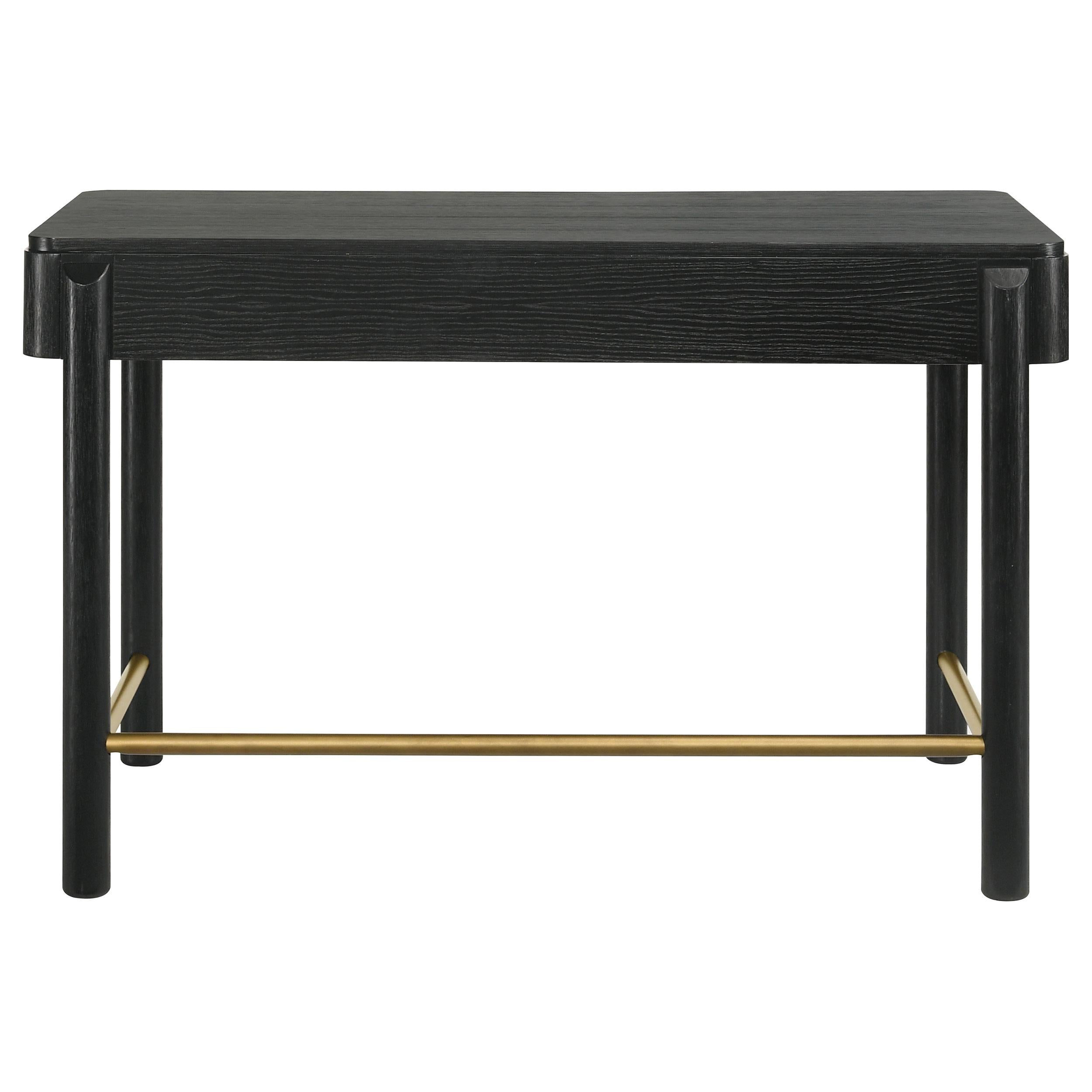  Coaster Furniture Arini 224337 2-Drawer Vanity Desk Makeup Table - Black IMAGE 8