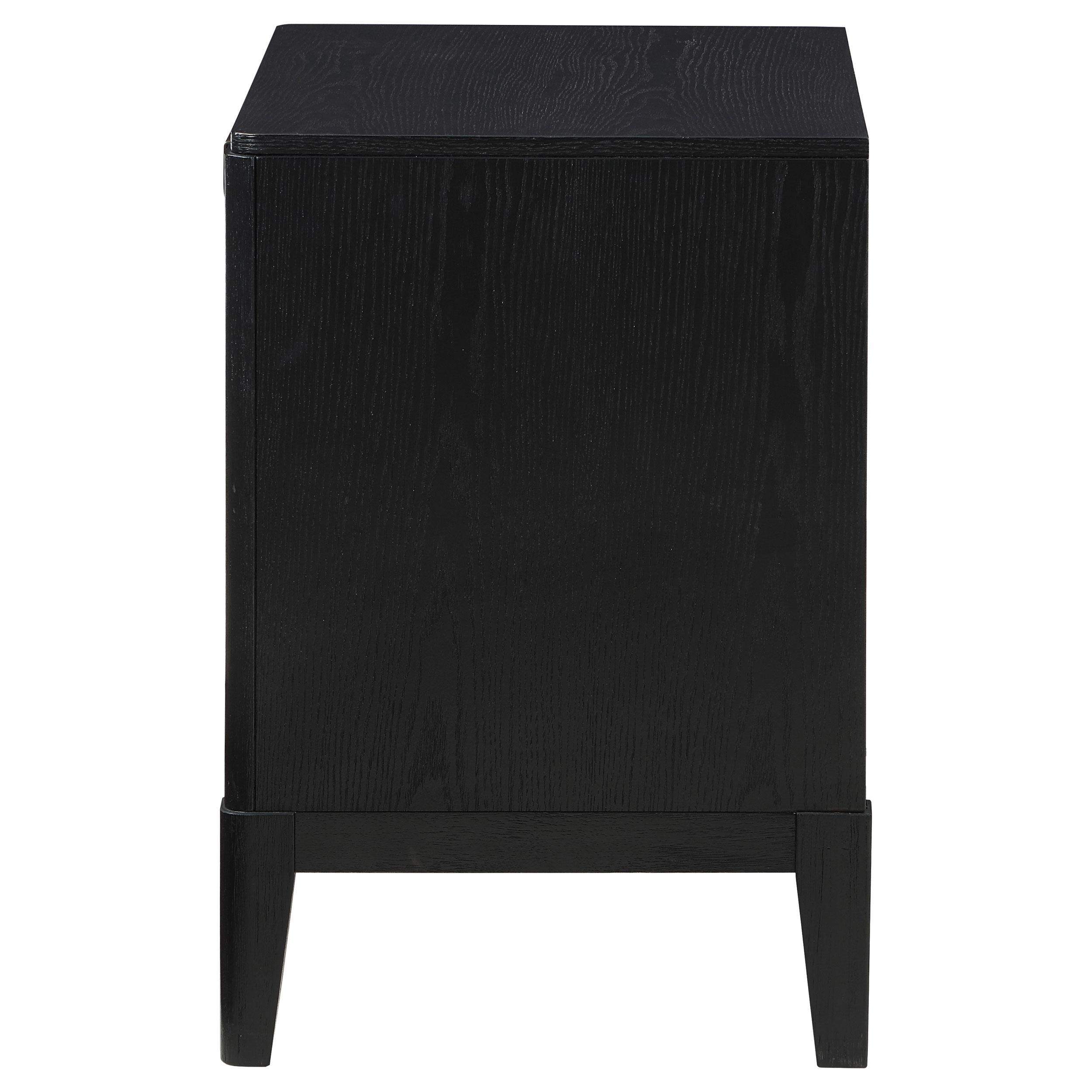  Coaster Furniture Brookmead 224712 2-Drawer Nightstand - Black IMAGE 5