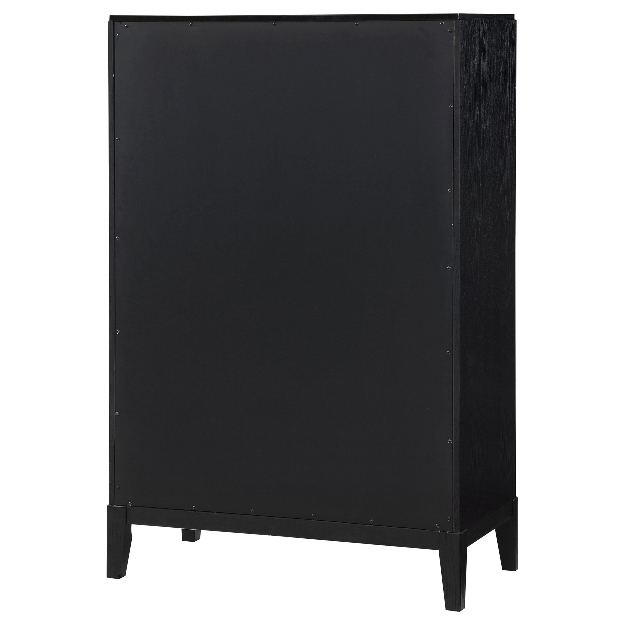  Coaster Furniture Brookmead 224715 5-Drawer Bedroom Chest - Black IMAGE 8