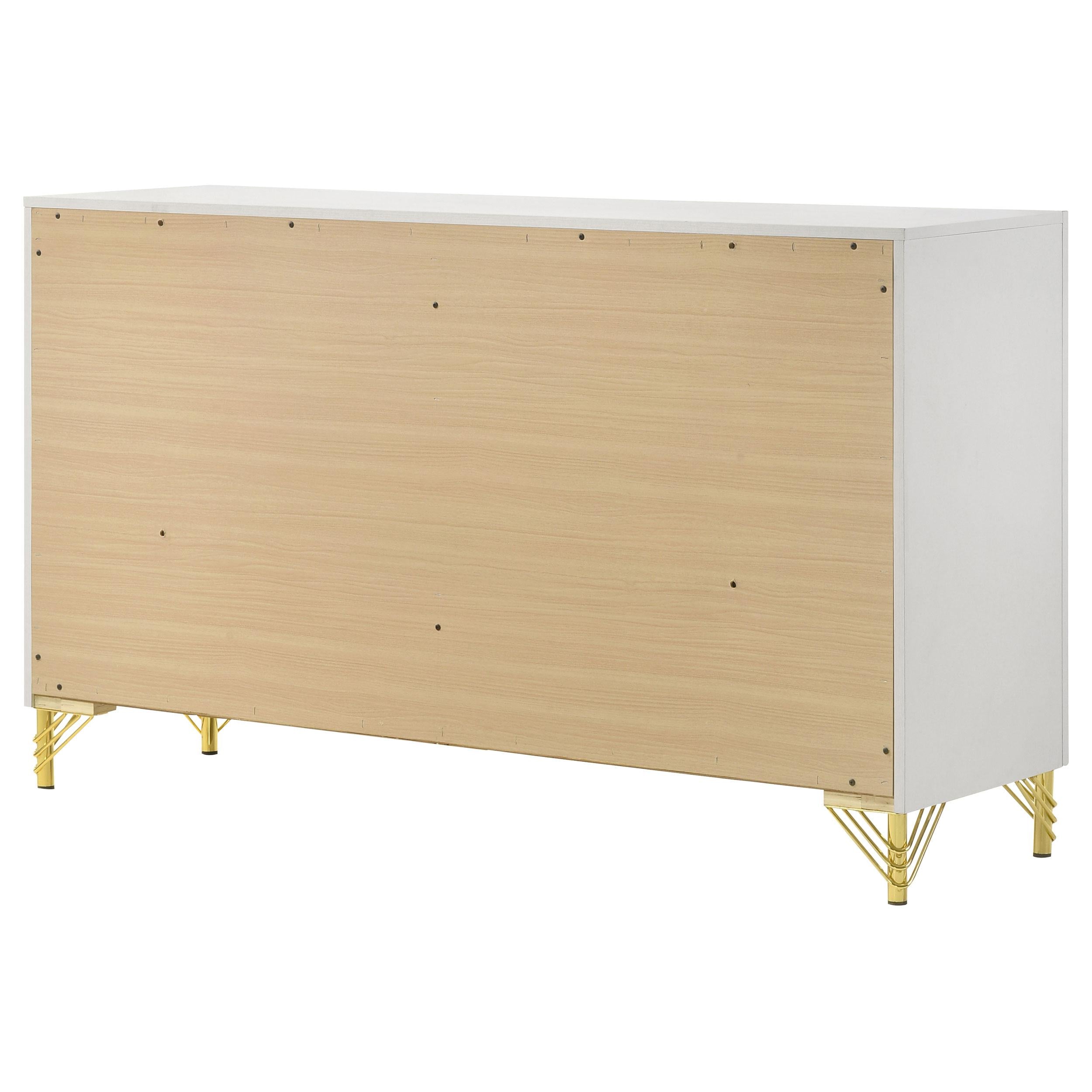  Coaster Furniture Lucia 224733 6-Drawer Dresser Cabinet - White IMAGE 8