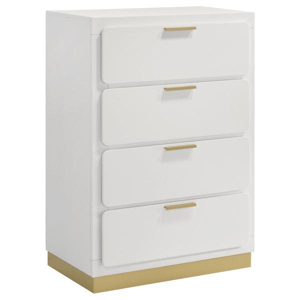 Coaster Furniture Caraway 224775 4-Drawer Bedroom Chest - White