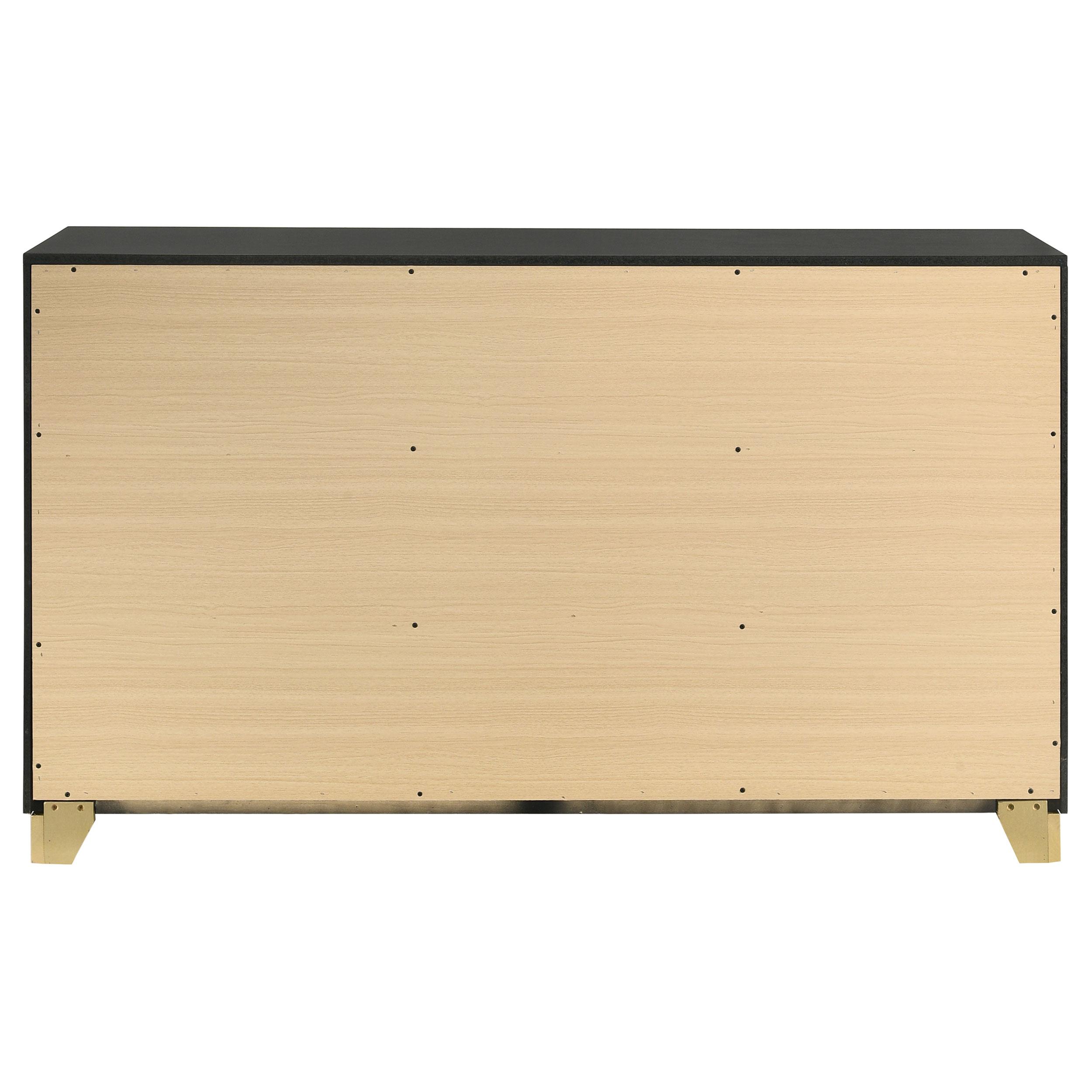  Coaster Furniture Caraway 224783 6-Drawer Dresser - Black IMAGE 7