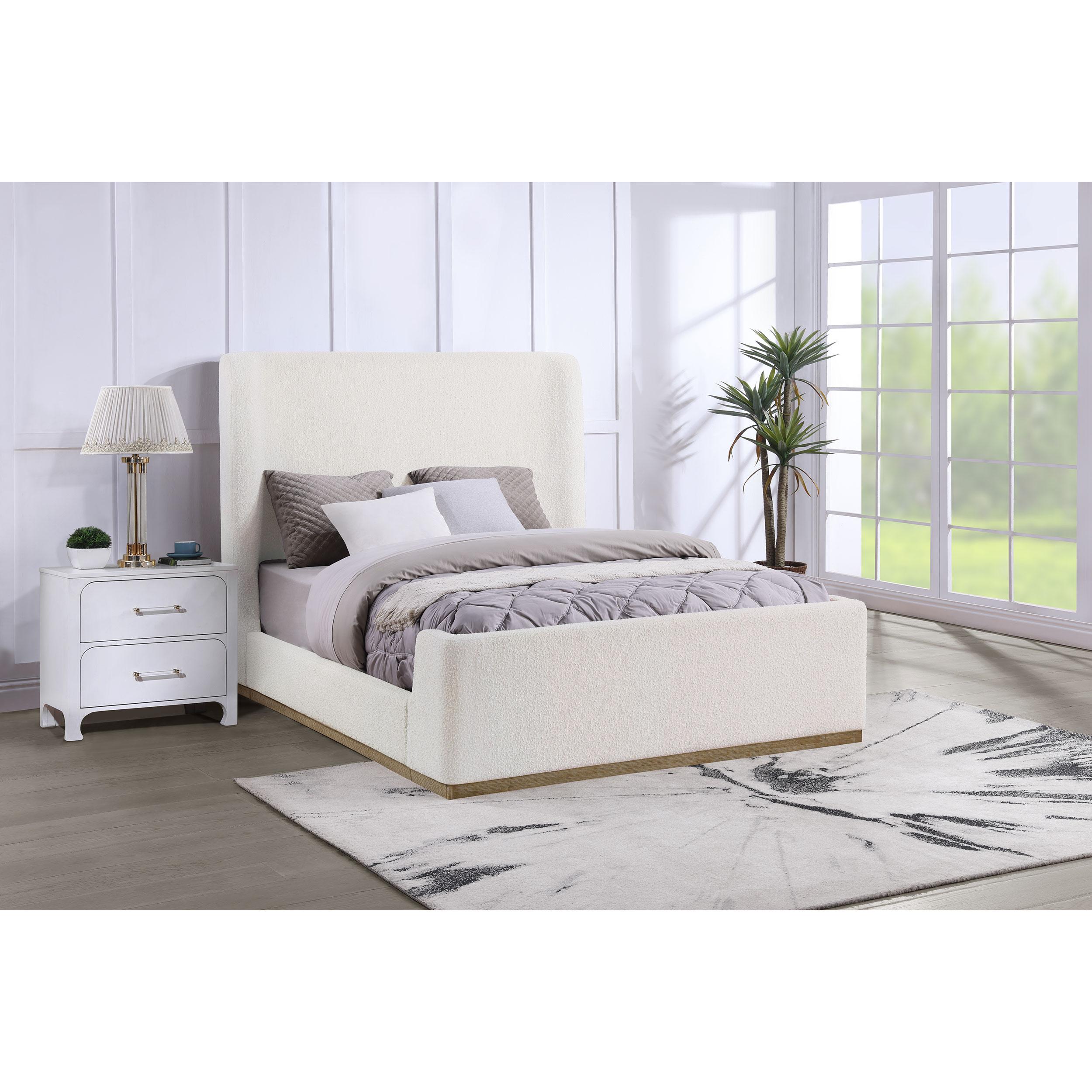  Size_Queen --  Coaster Furniture Nala Upholstered Sleigh Bed IMAGE 2