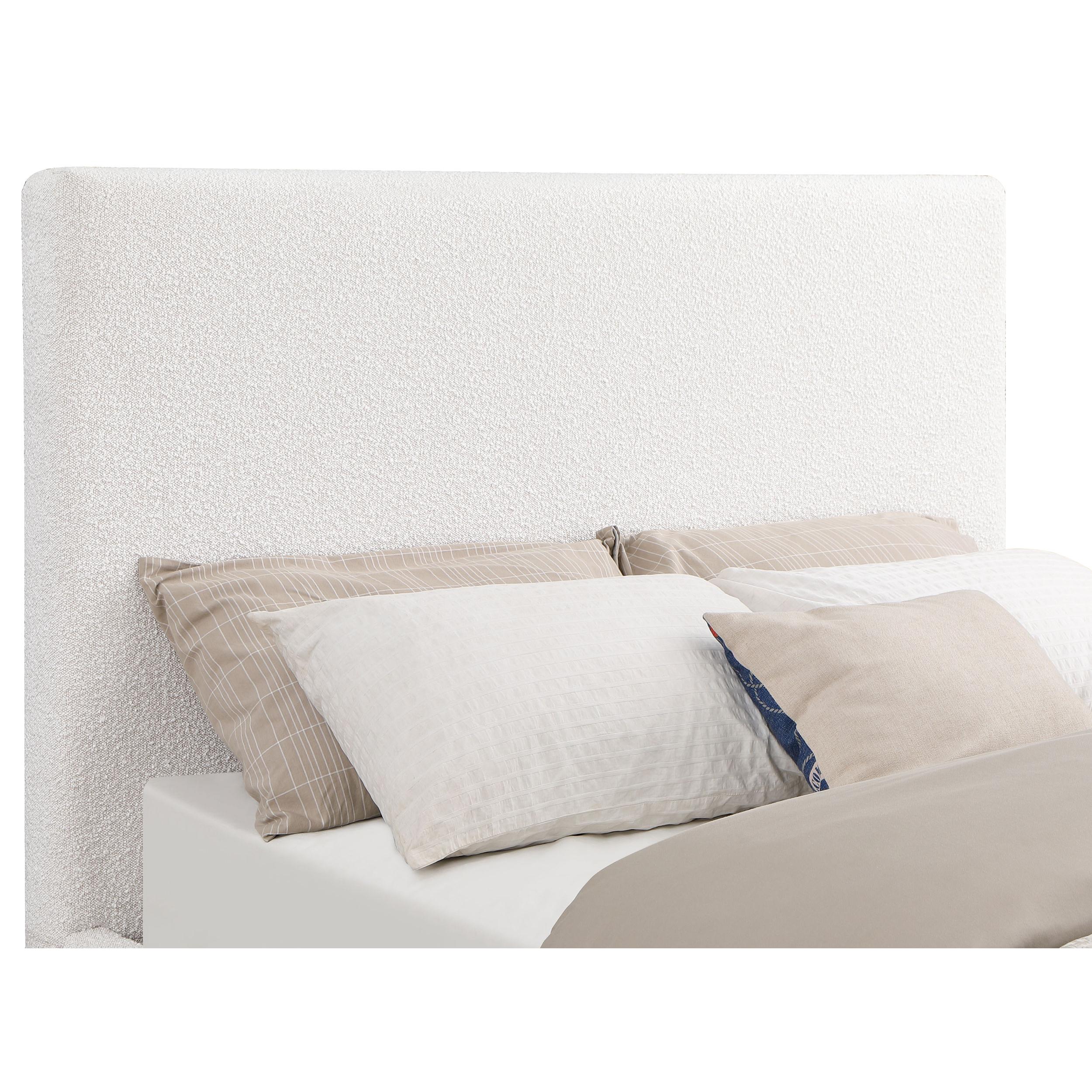  Size_King --  Knox 302053KE Upholstered Eastern King Panel Bed - Cream IMAGE 5