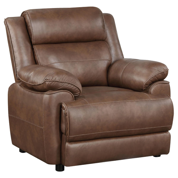 Coaster Furniture Ellington 508283 Upholstered Padded Arm Accent Chair - Dark Brown