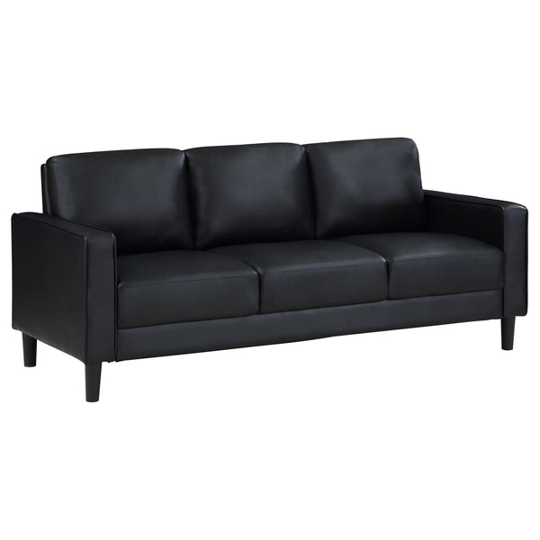 Coaster Furniture Ruth 508361 Upholstered Track Arm Sofa - Black
