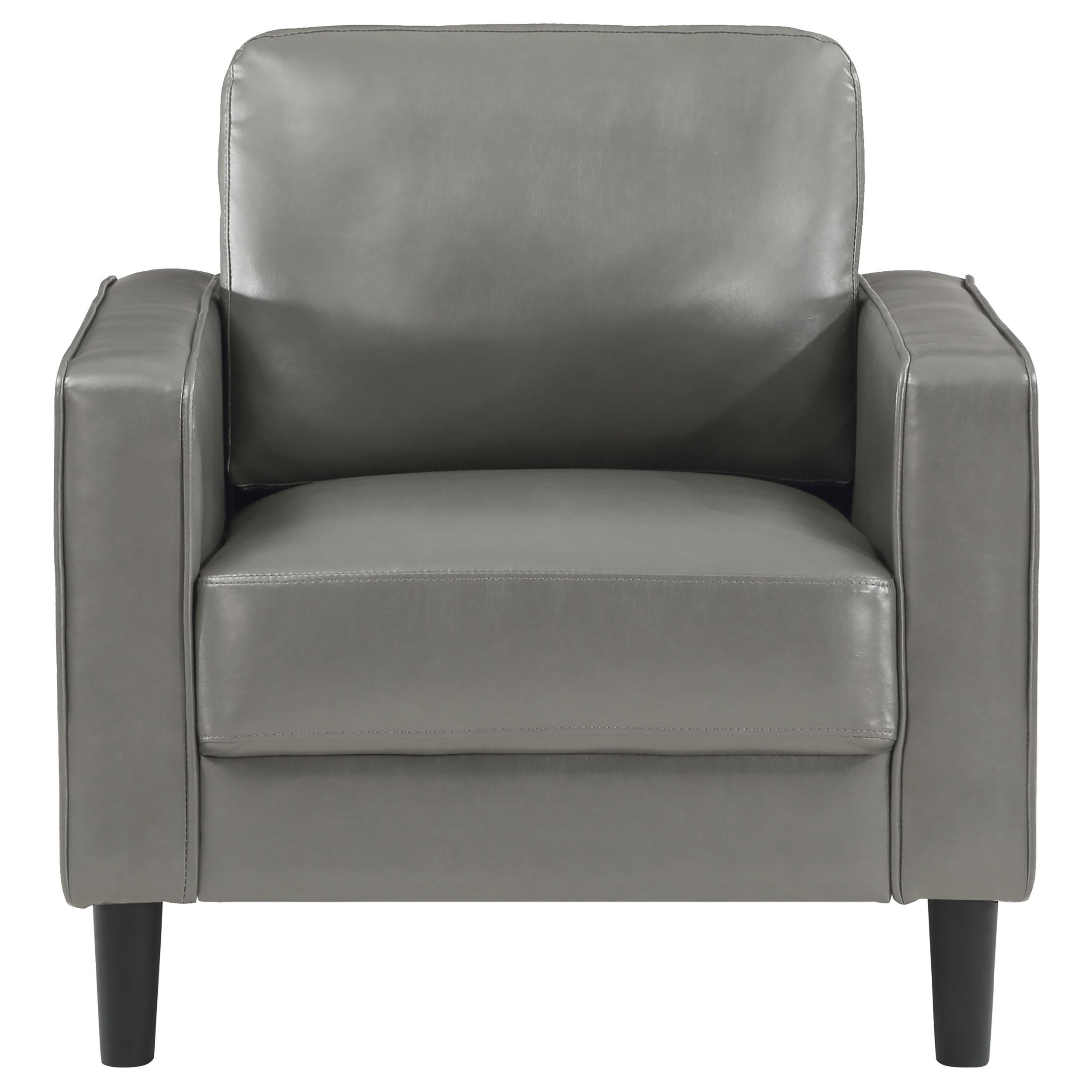  Coaster Furniture Ruth 508367 Upholstered Track Arm Accent Chair - Grey IMAGE 3
