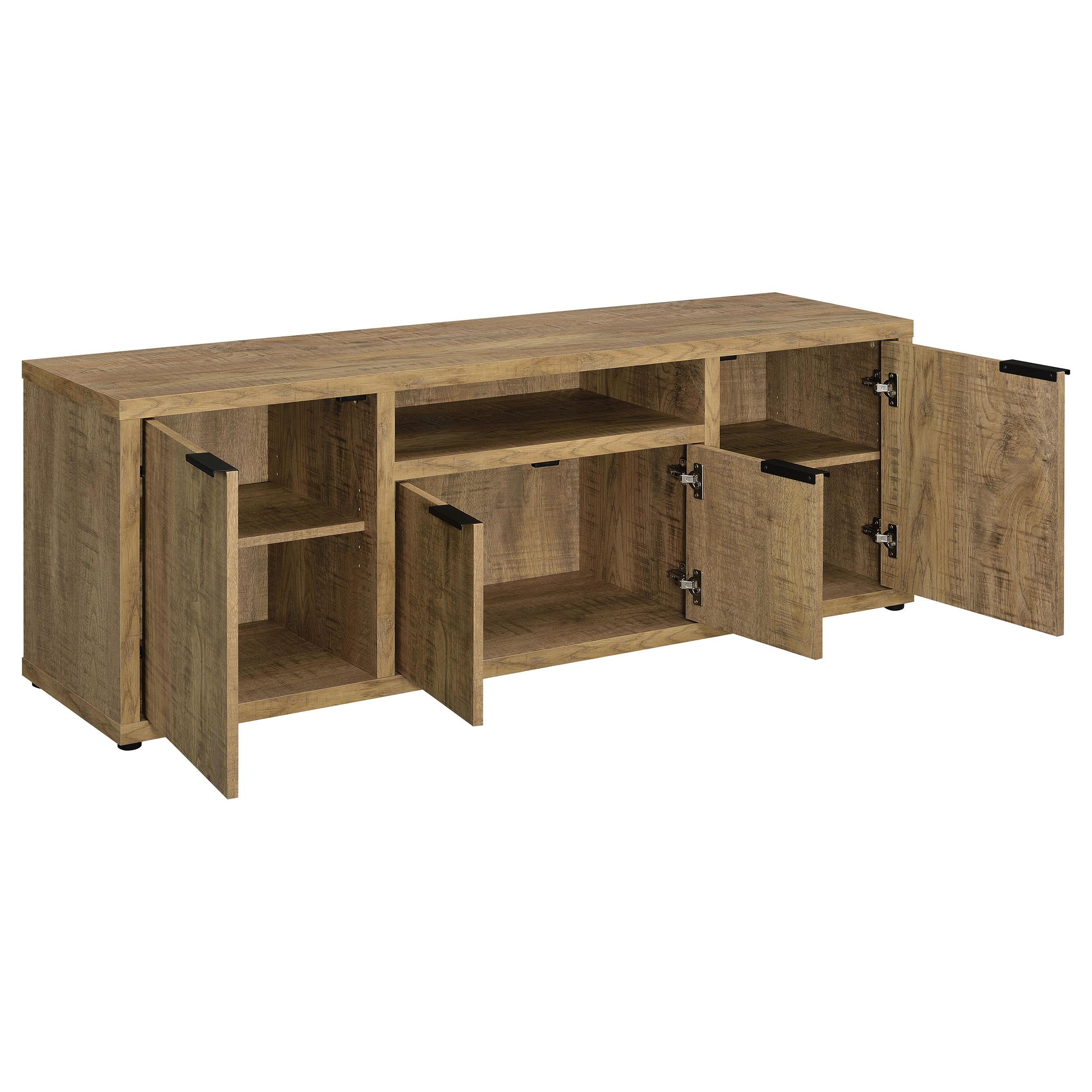  Coaster Furniture Tabby 701702 4-door Engineered Wood 60" TV Stand - Mango IMAGE 3