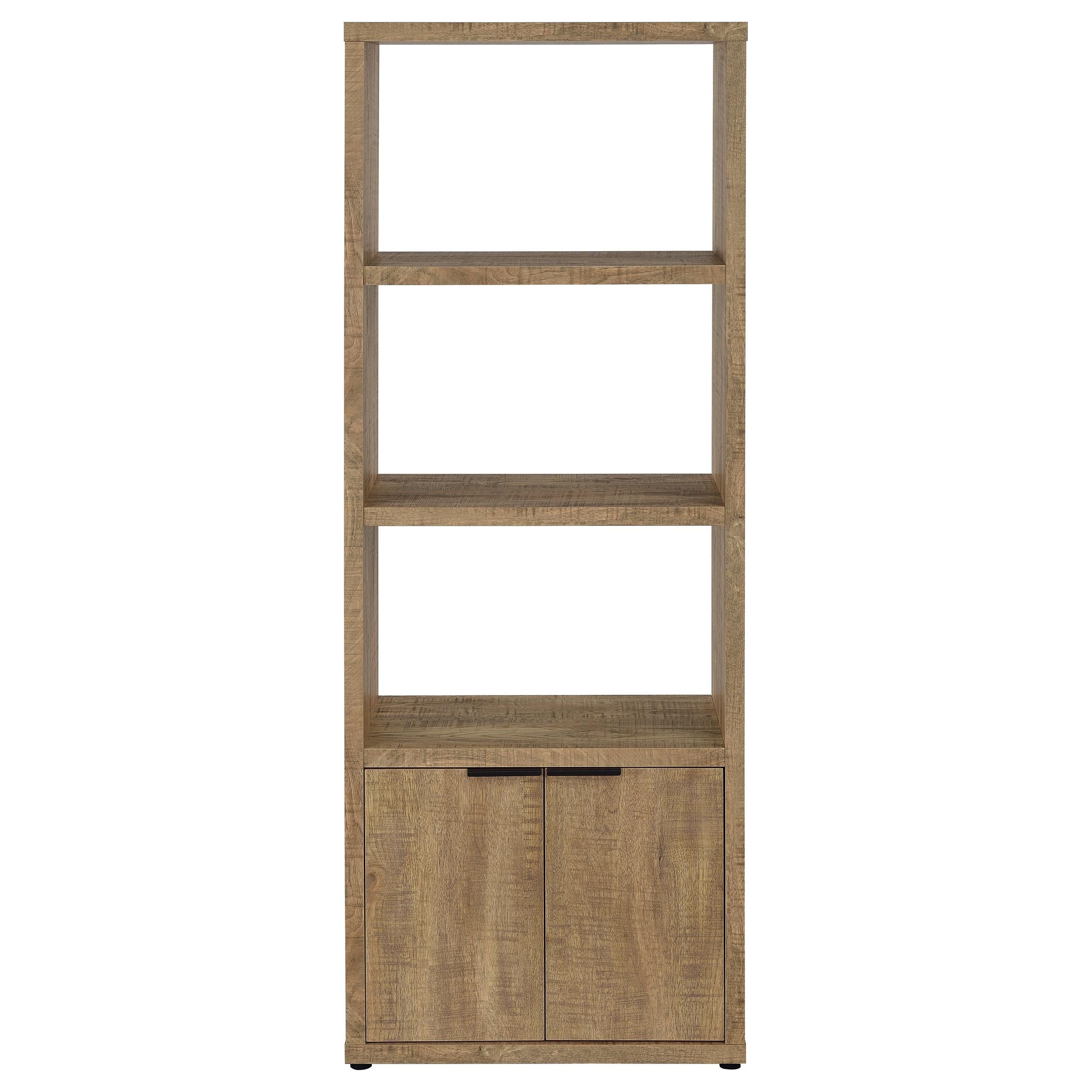  Coaster Furniture Tabby 701703 3-shelf Engineered Wood Media Tower - Mango IMAGE 4