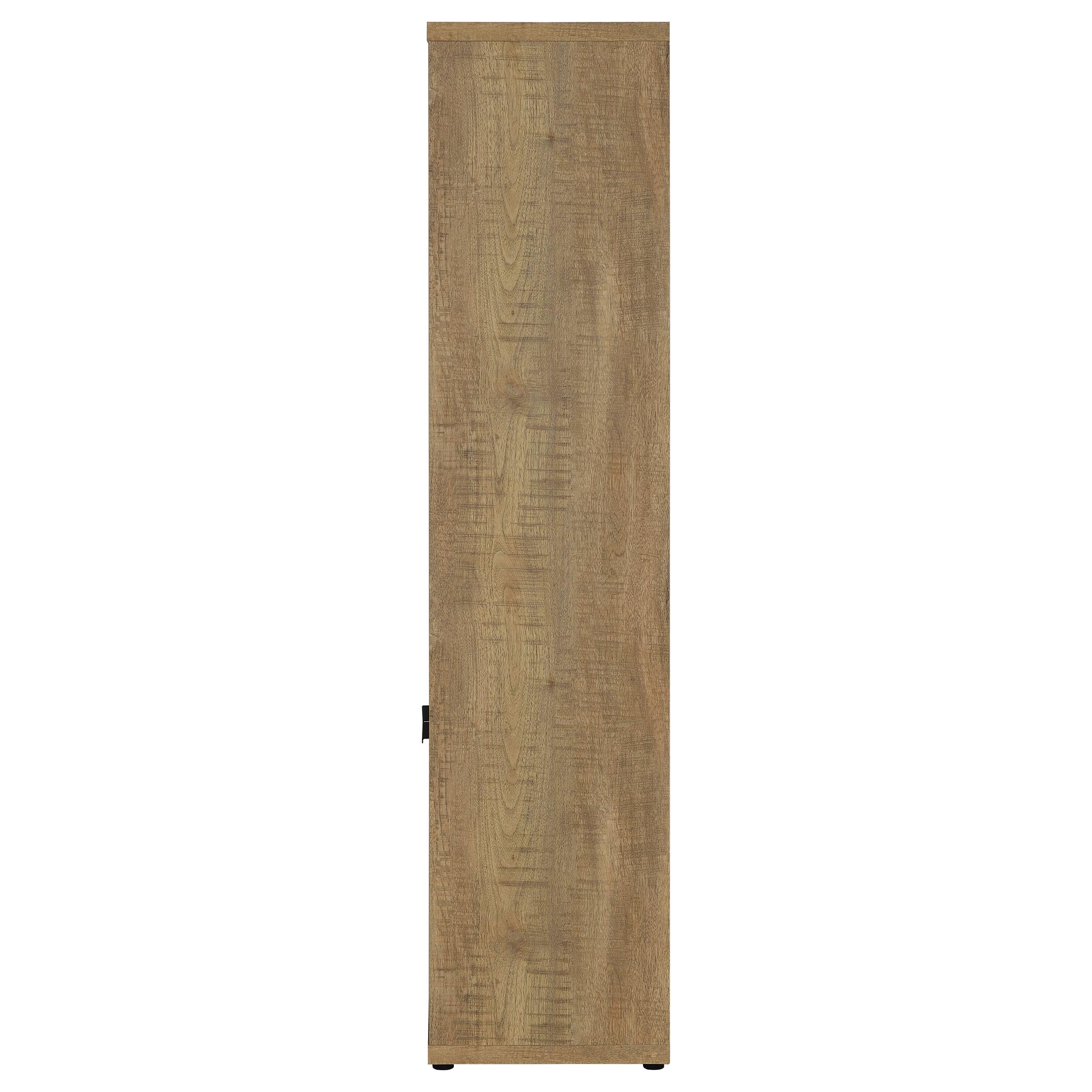  Coaster Furniture Tabby 701703 3-shelf Engineered Wood Media Tower - Mango IMAGE 5