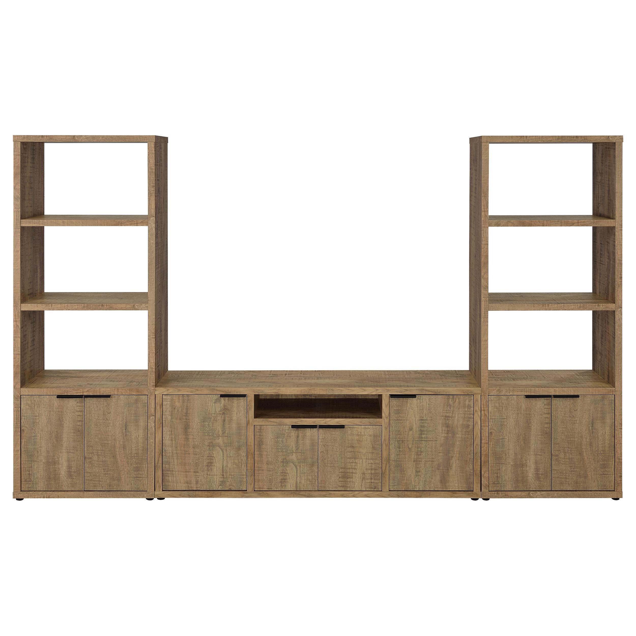  Coaster Furniture Tabby 701702-SET 3-Piece Entertainment Center With 60" TV Stand - Mango IMAGE 1