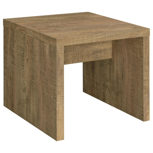 Coaster Furniture Lynette 704127 Square Engineered Wood End Table - Mango