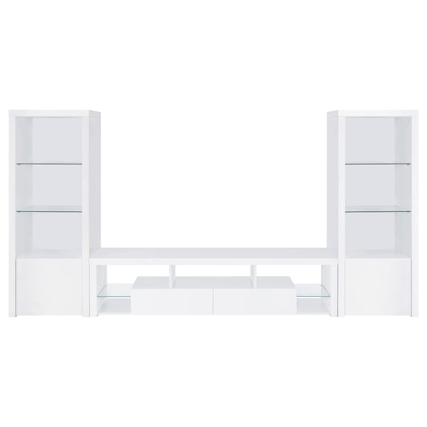 Coaster Furniture Jude 704251-SET 3-Piece Entertainment Center with 71