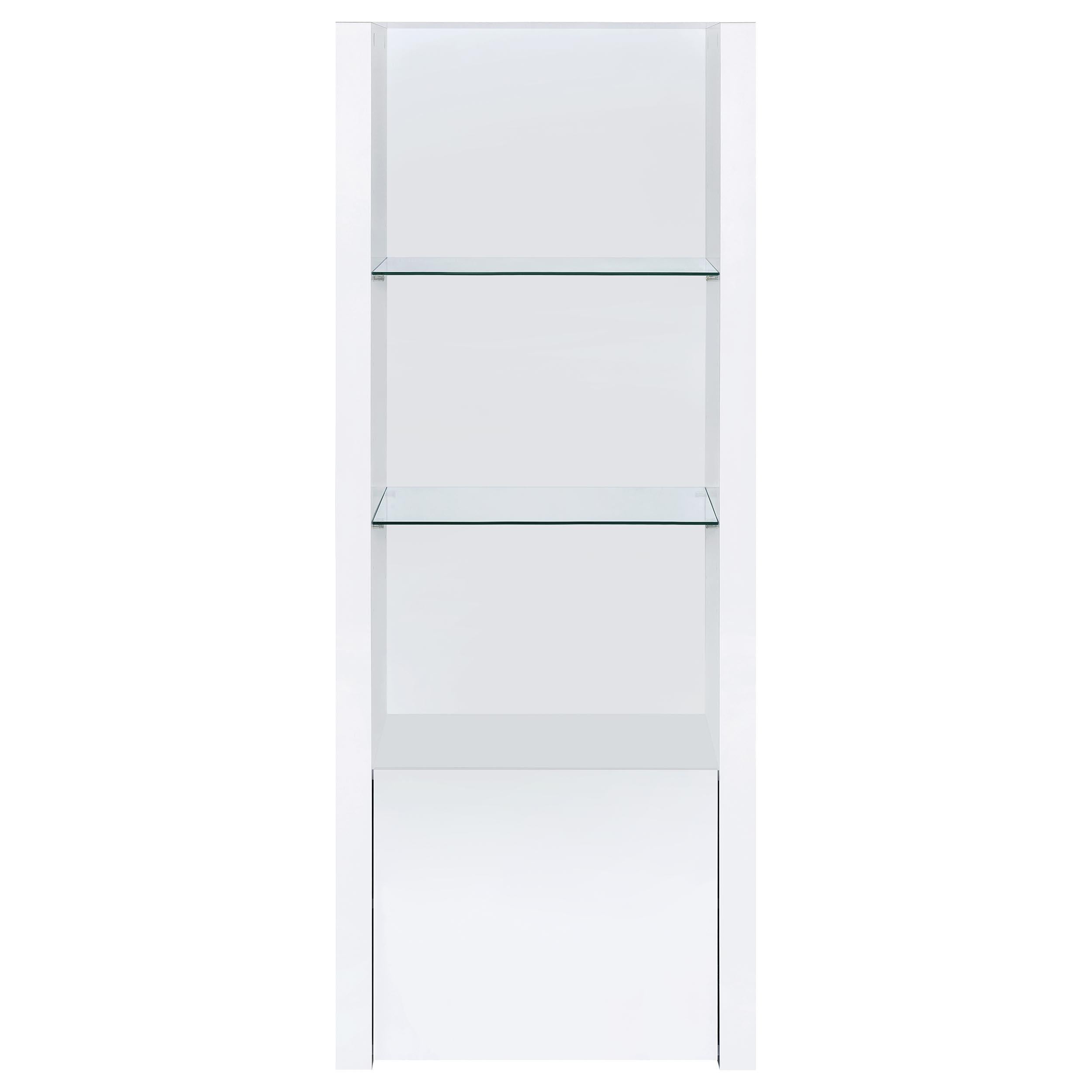  Coaster Furniture Jude 704251-SET 3-Piece Entertainment Center with 71" TV Stand - White High Gloss IMAGE 10