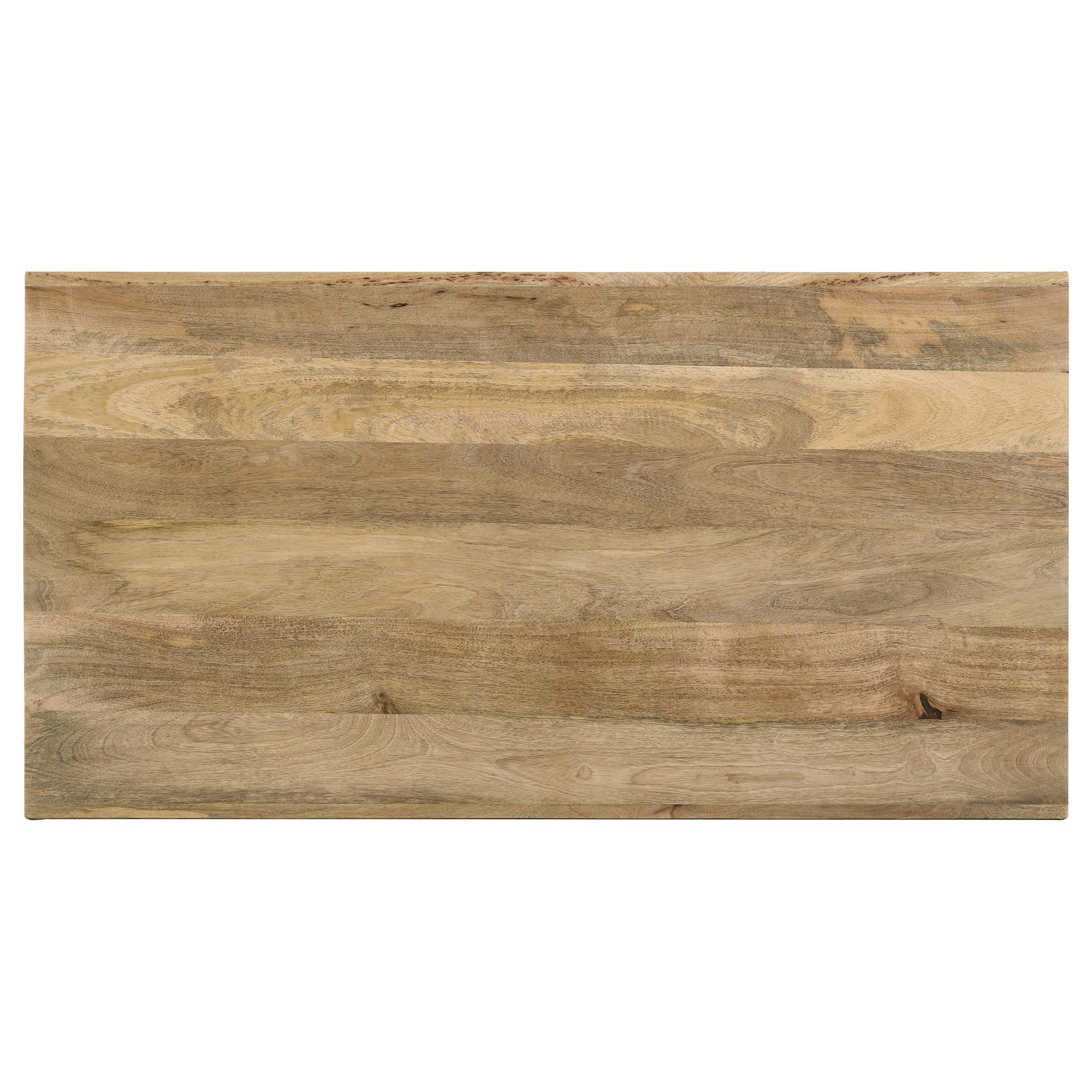  Coaster Furniture Benton 704838 Rectangular Solid Wood Coffee Table - Natural IMAGE 5
