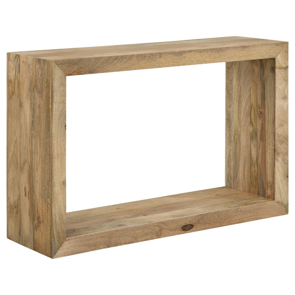 Coaster Furniture Benton 704839 Rectangular Solid Wood Sofa Console Table - Natural