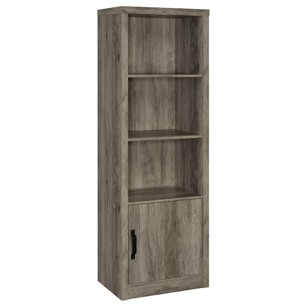 Coaster Furniture Burke 707726 3-shelf Engineered Wood Media Tower - Grey Driftwood