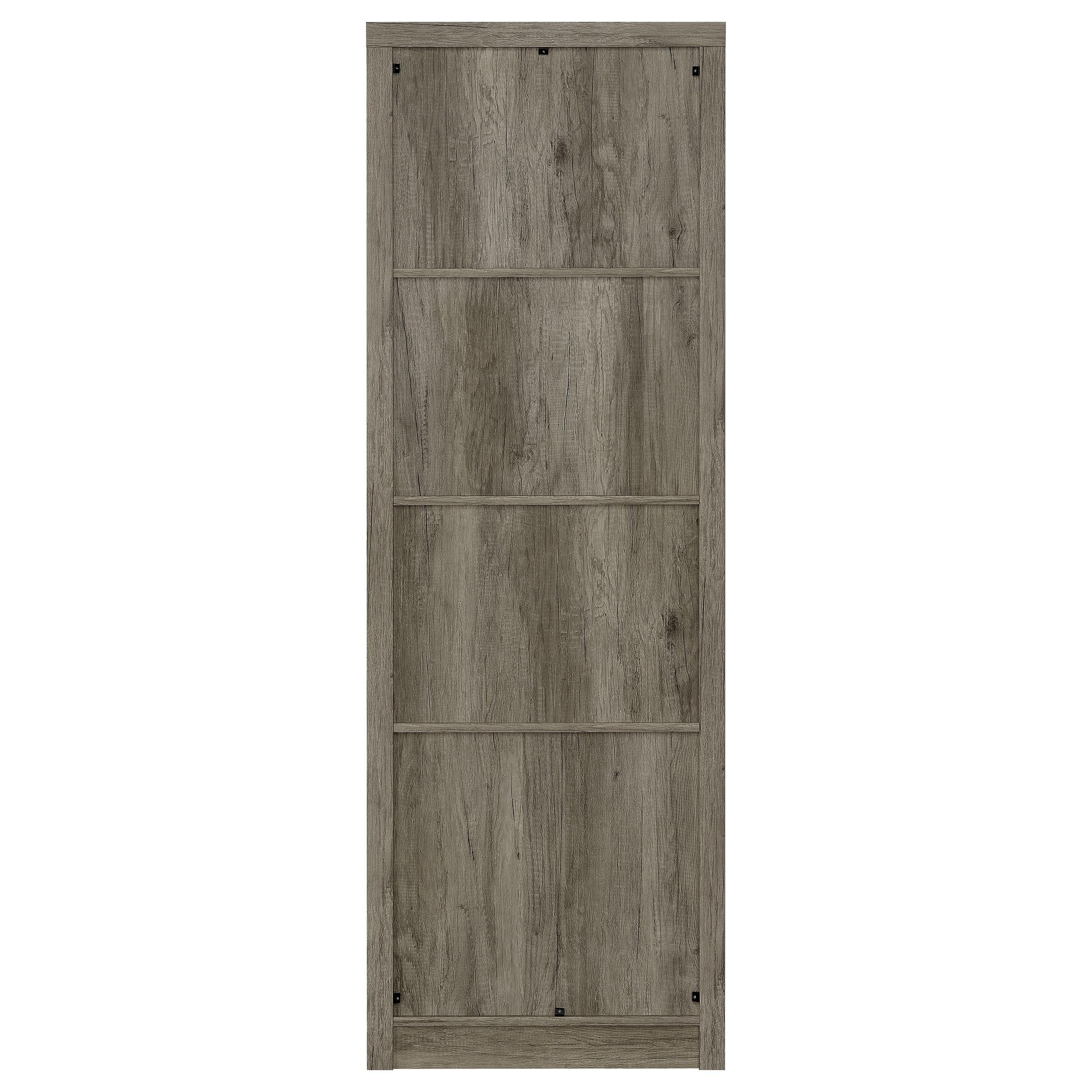  Coaster Furniture Burke 707726 3-shelf Engineered Wood Media Tower - Grey Driftwood IMAGE 7