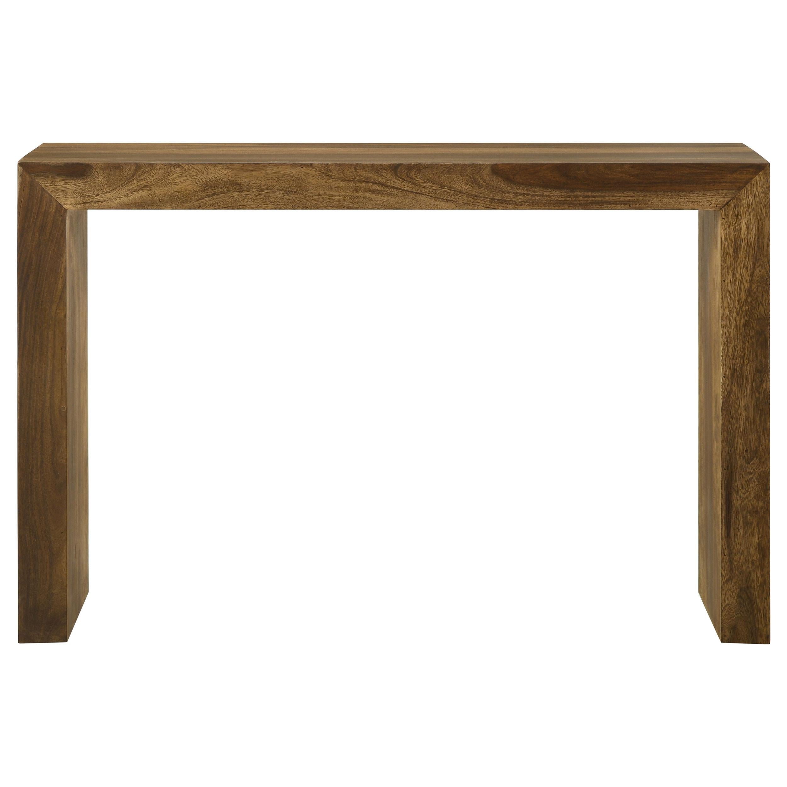  Coaster Furniture Odilia 708419 Rectangular Solid Wood Entryway Console Table - Auburn IMAGE 3