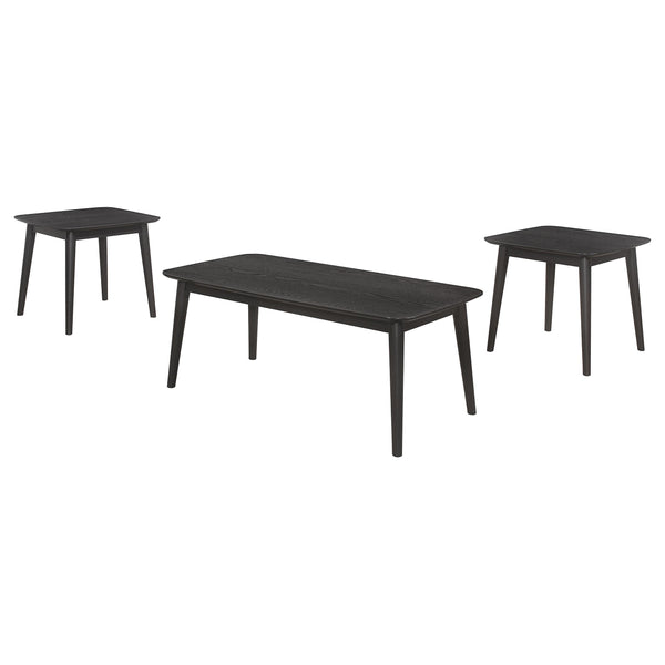 Coaster Furniture Radley 708490 3-piece Rectangular Coffee Table Set - Black