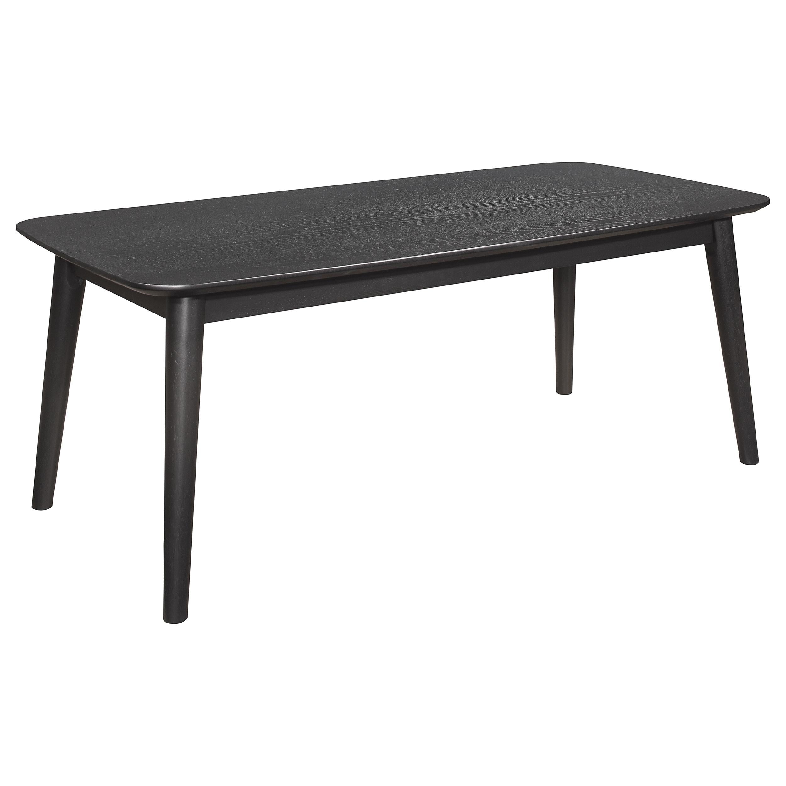  Coaster Furniture Radley 708490 3-piece Rectangular Coffee Table Set - Black IMAGE 6