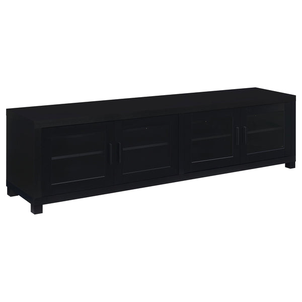 Coaster Furniture Jupiter 736303 4-door Engineered Wood 79-inch TV Stand - Black
