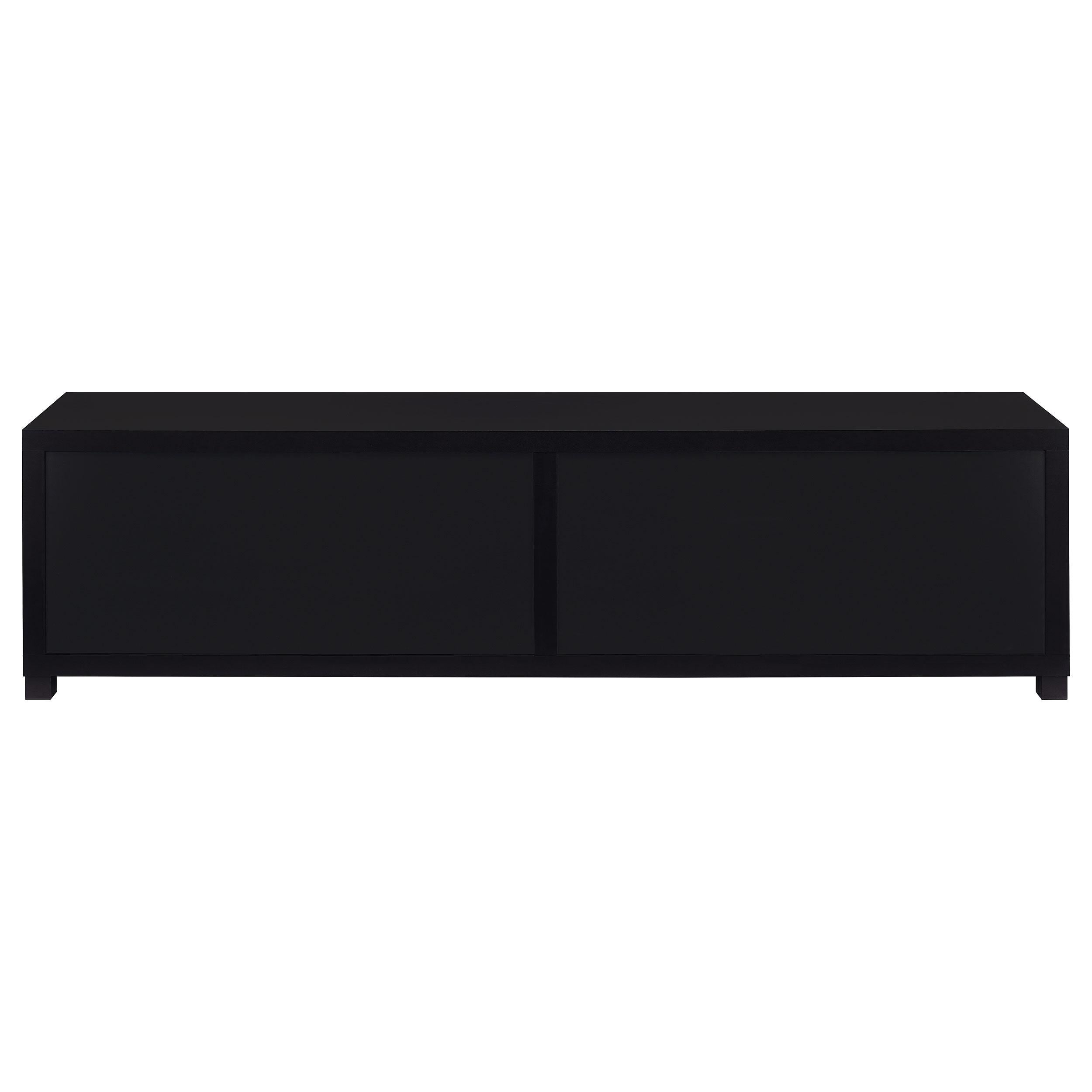  Coaster Furniture Jupiter 736303 4-door Engineered Wood 79-inch TV Stand - Black IMAGE 8