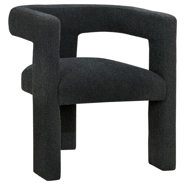 Coaster Furniture Petra 902882 Boucle Upholstered Accent Side Chair - Black
