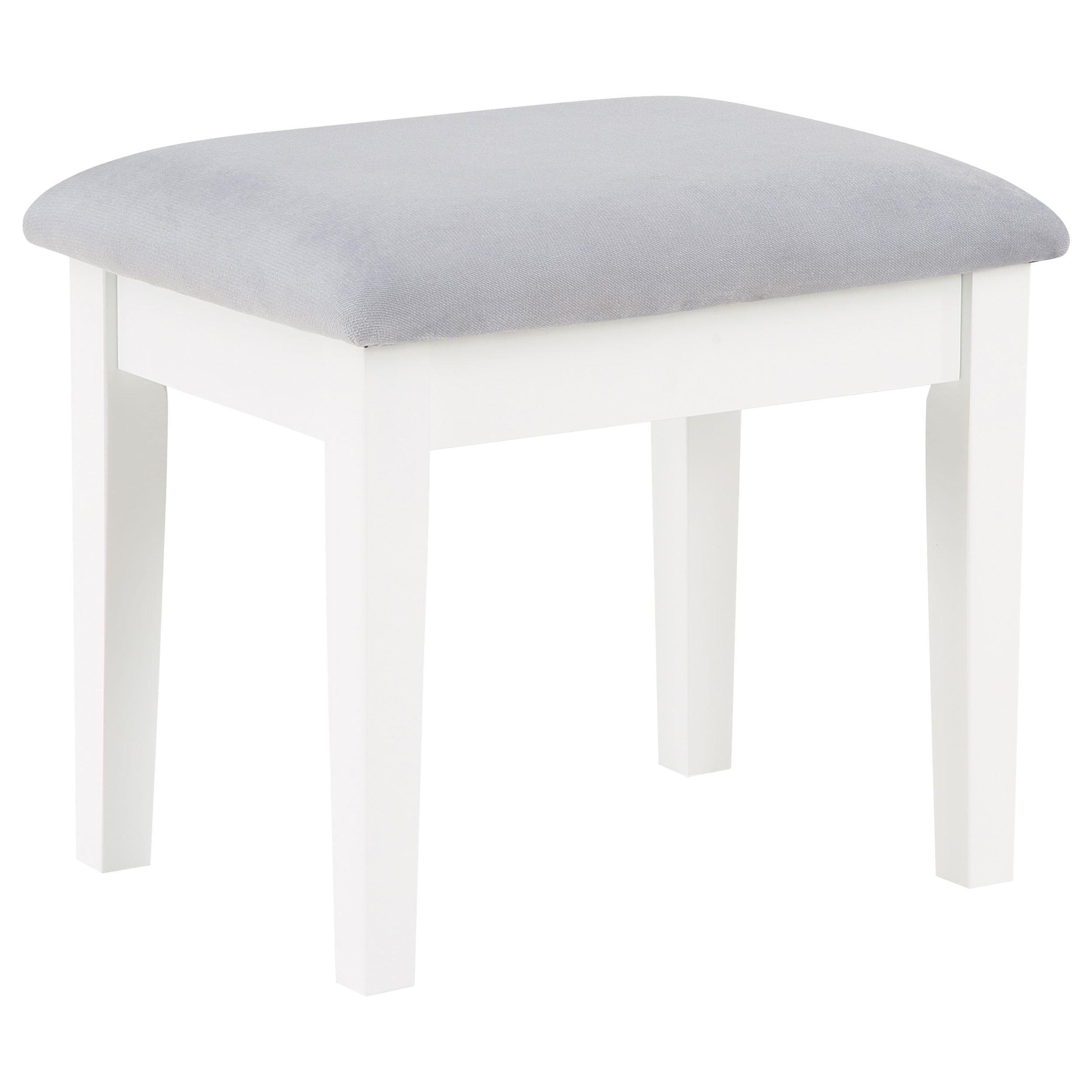  Coaster Furniture Regina 930245 Makeup Vanity Table Set with Lighting - White IMAGE 10