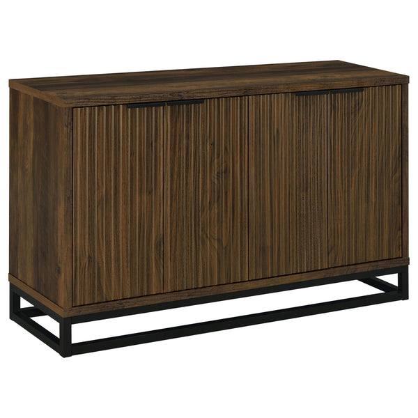 Coaster Furniture Ryatt 950393 4-door Engineered Wood Accent Cabinet - Dark Pine