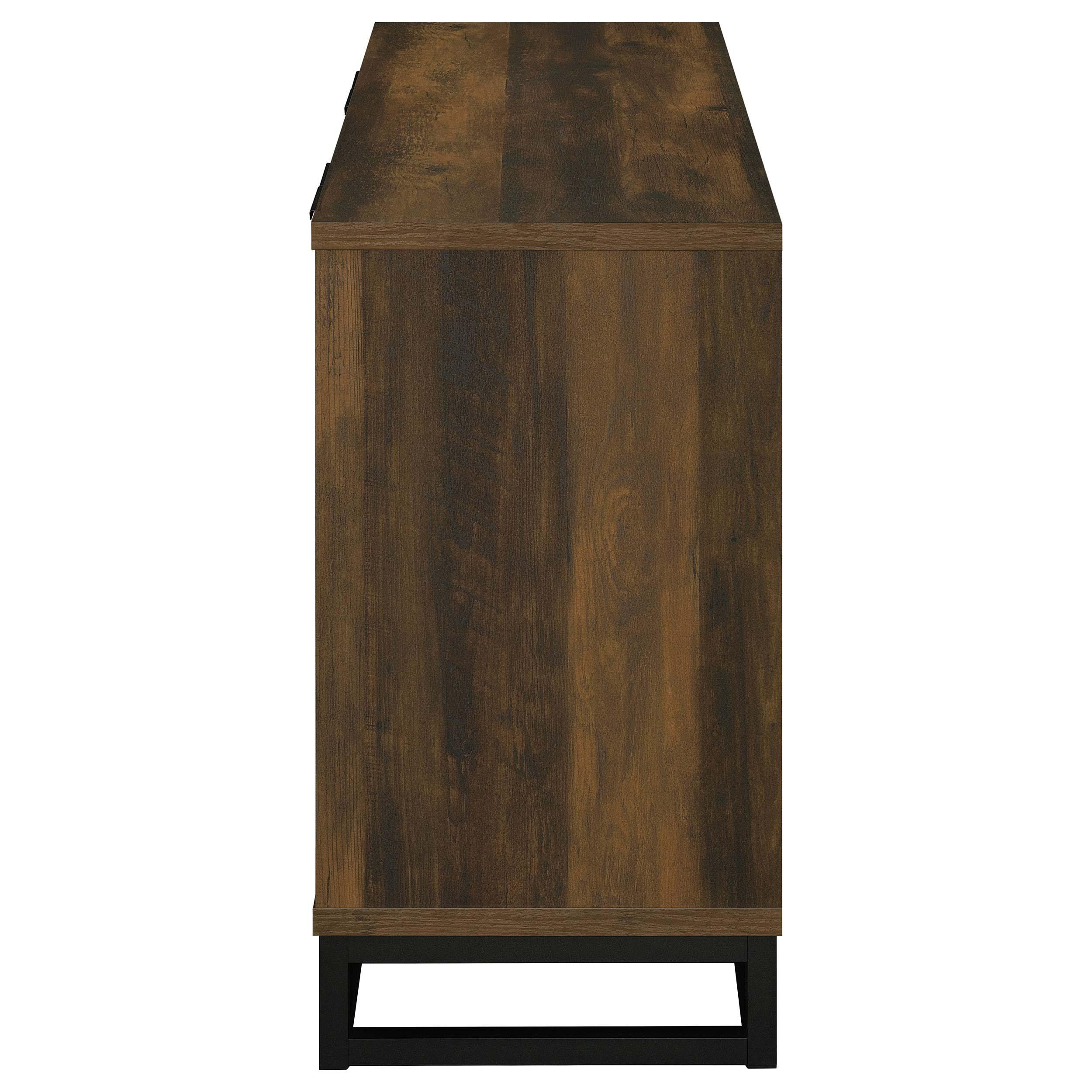  Coaster Furniture Ryatt 950393 4-door Engineered Wood Accent Cabinet - Dark Pine IMAGE 6