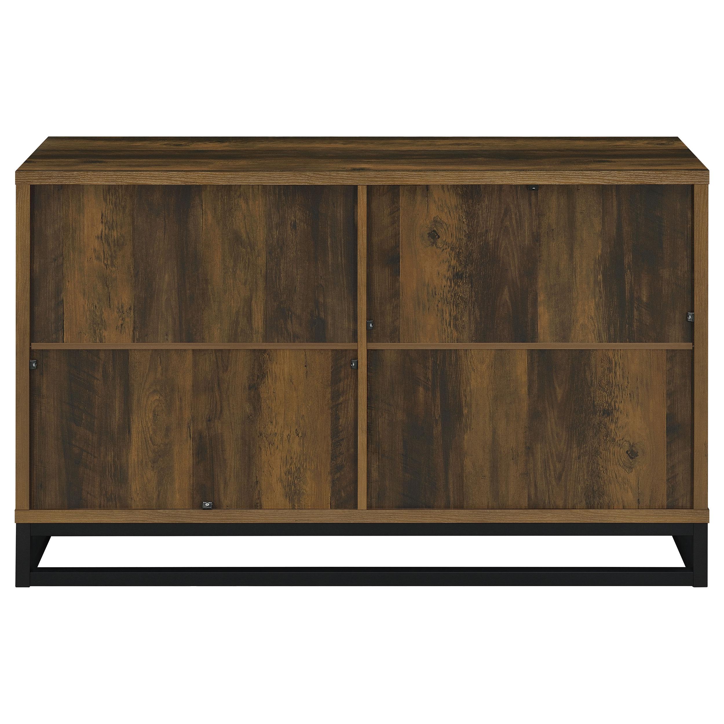  Coaster Furniture Ryatt 950393 4-door Engineered Wood Accent Cabinet - Dark Pine IMAGE 8