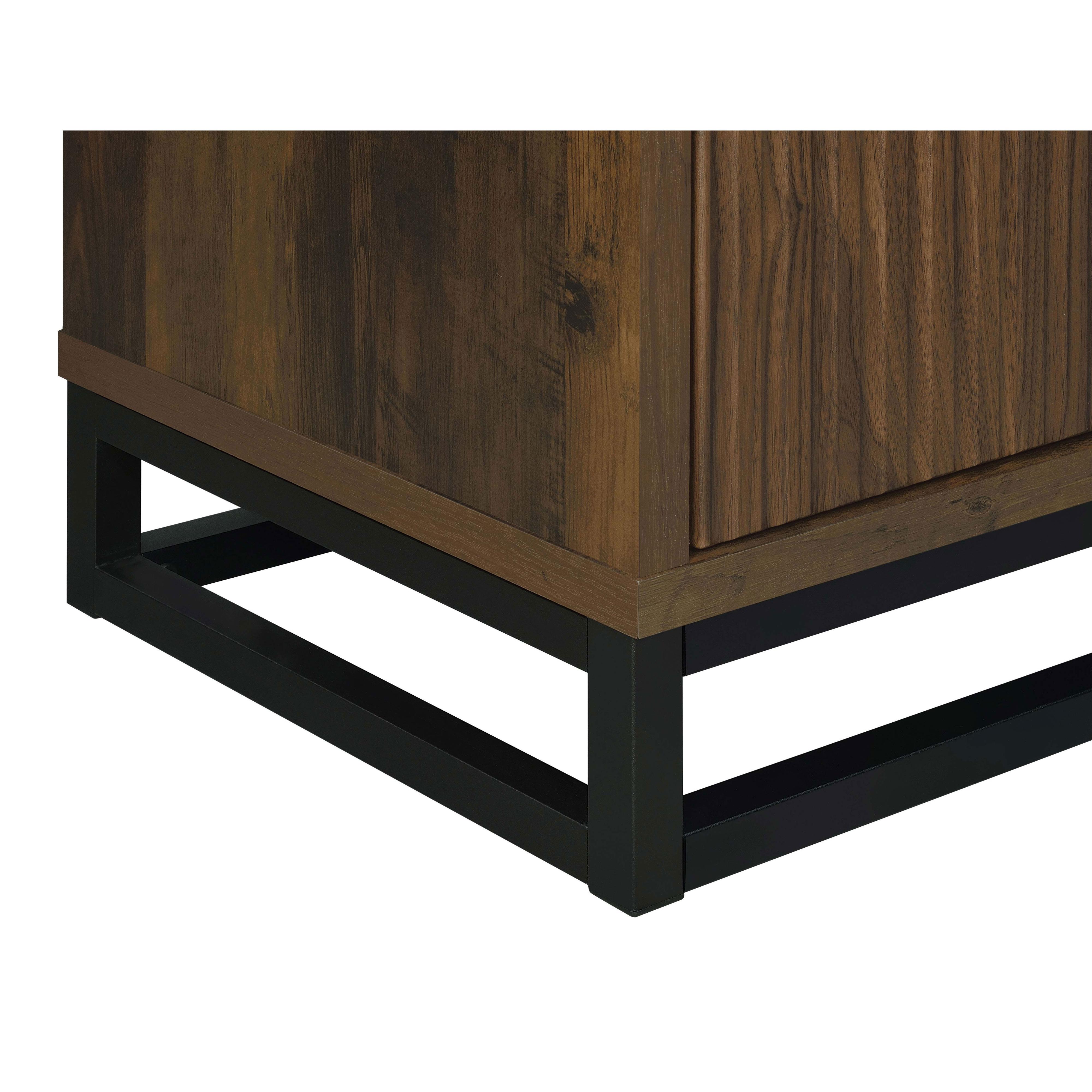  Coaster Furniture Ryatt 950393 4-door Engineered Wood Accent Cabinet - Dark Pine IMAGE 9