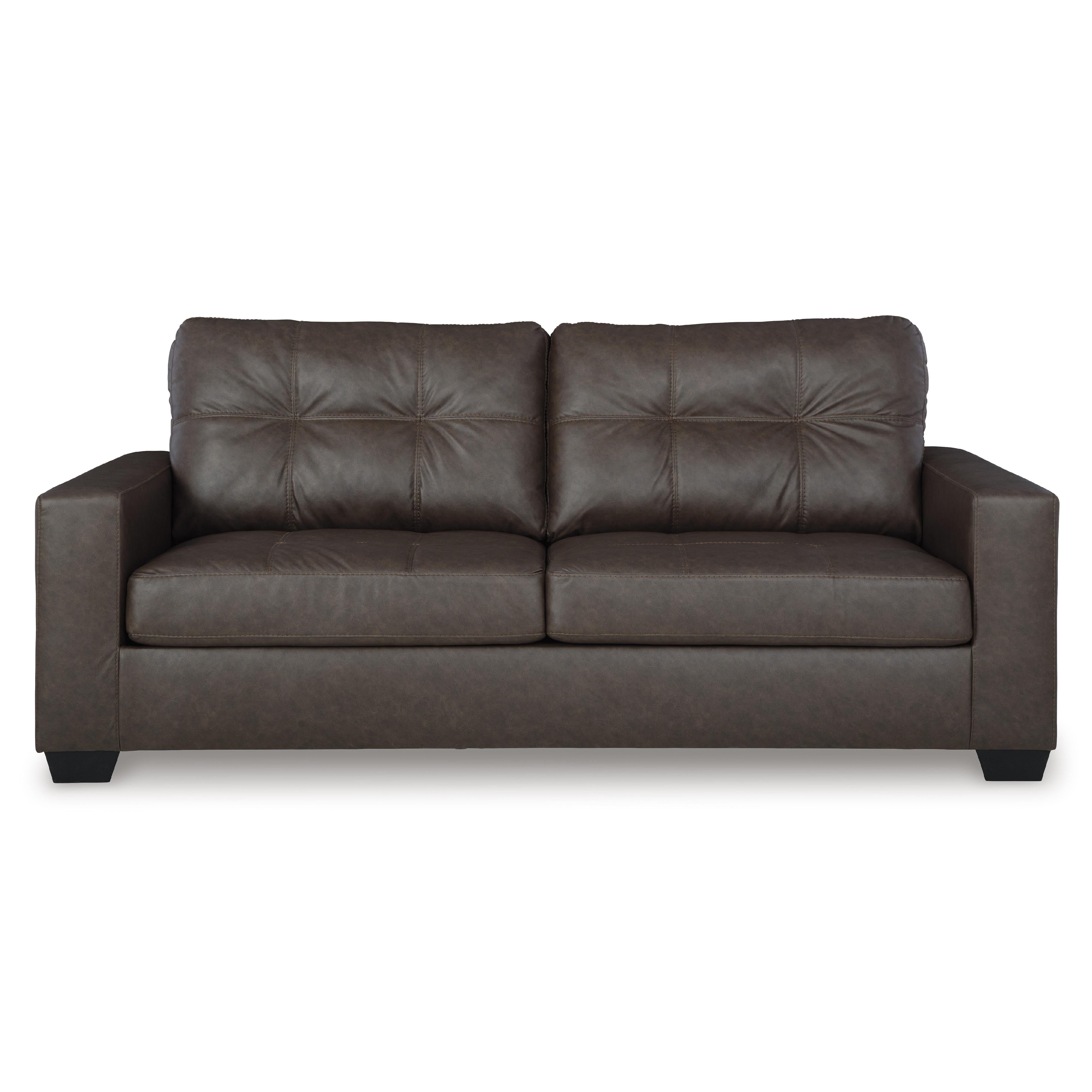  Manufacturer Color_Umber --  Benchcraft Barlin Mills Stationary Leather Look Sofa IMAGE 2