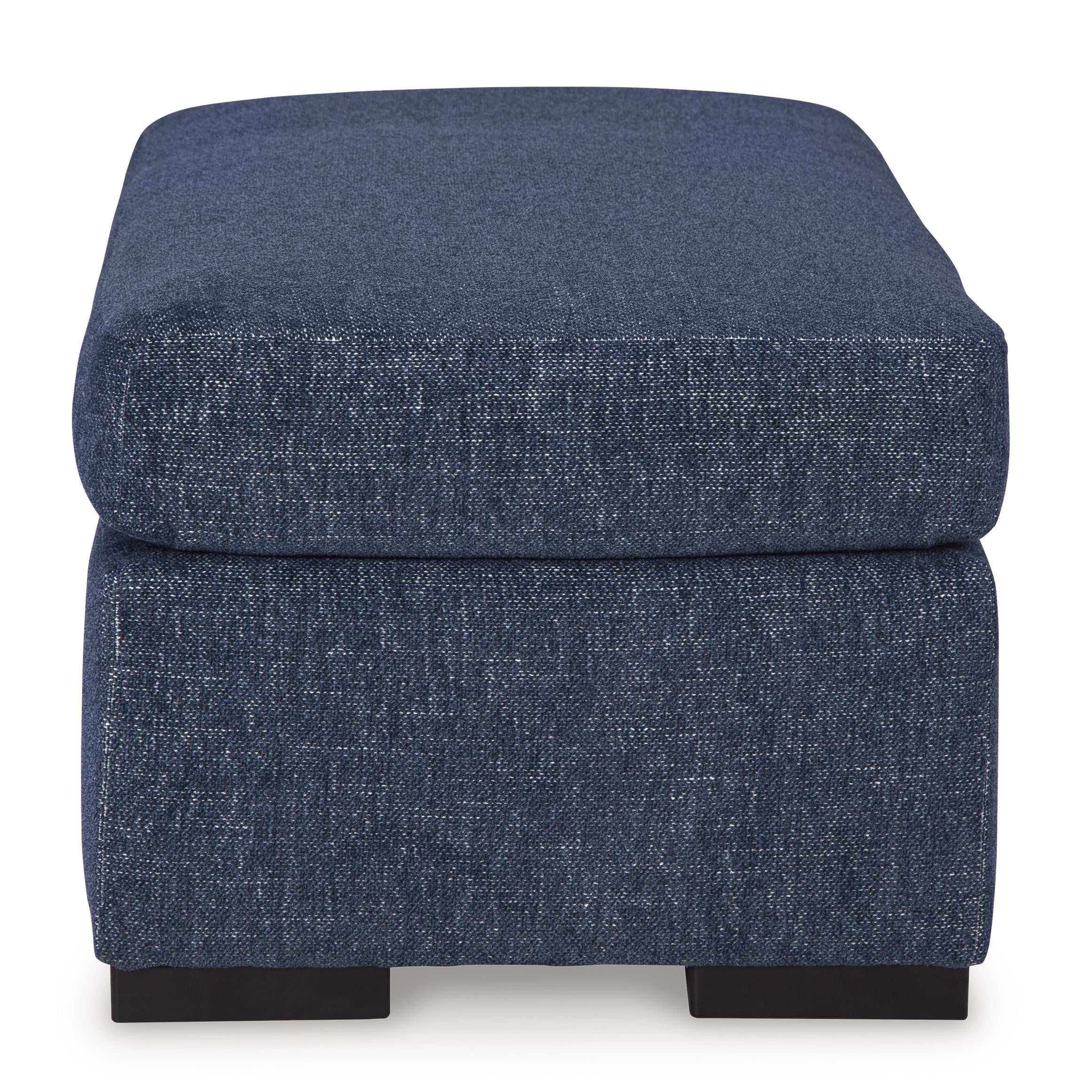  Manufacturer Color_Navy --  Benchcraft Evansley Fabric Ottoman IMAGE 3